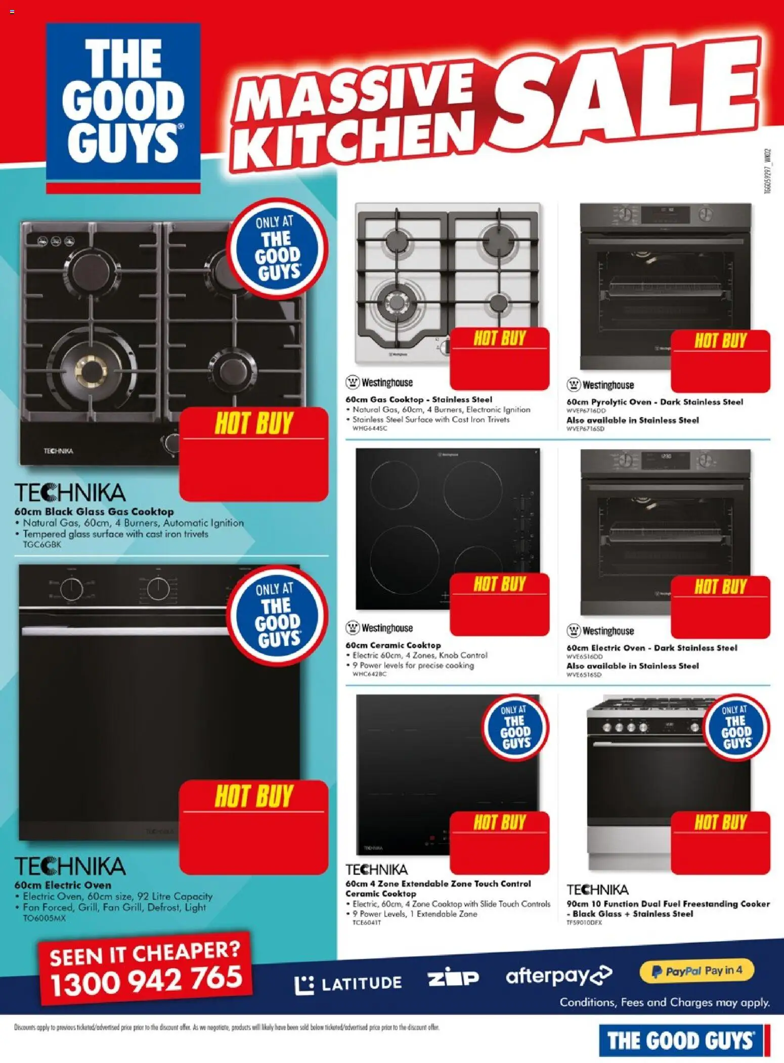 The Good Guys catalogue - valid from 09/07/2026 | Page: 3 | Products: Light, Oven, Cooktop, Fan