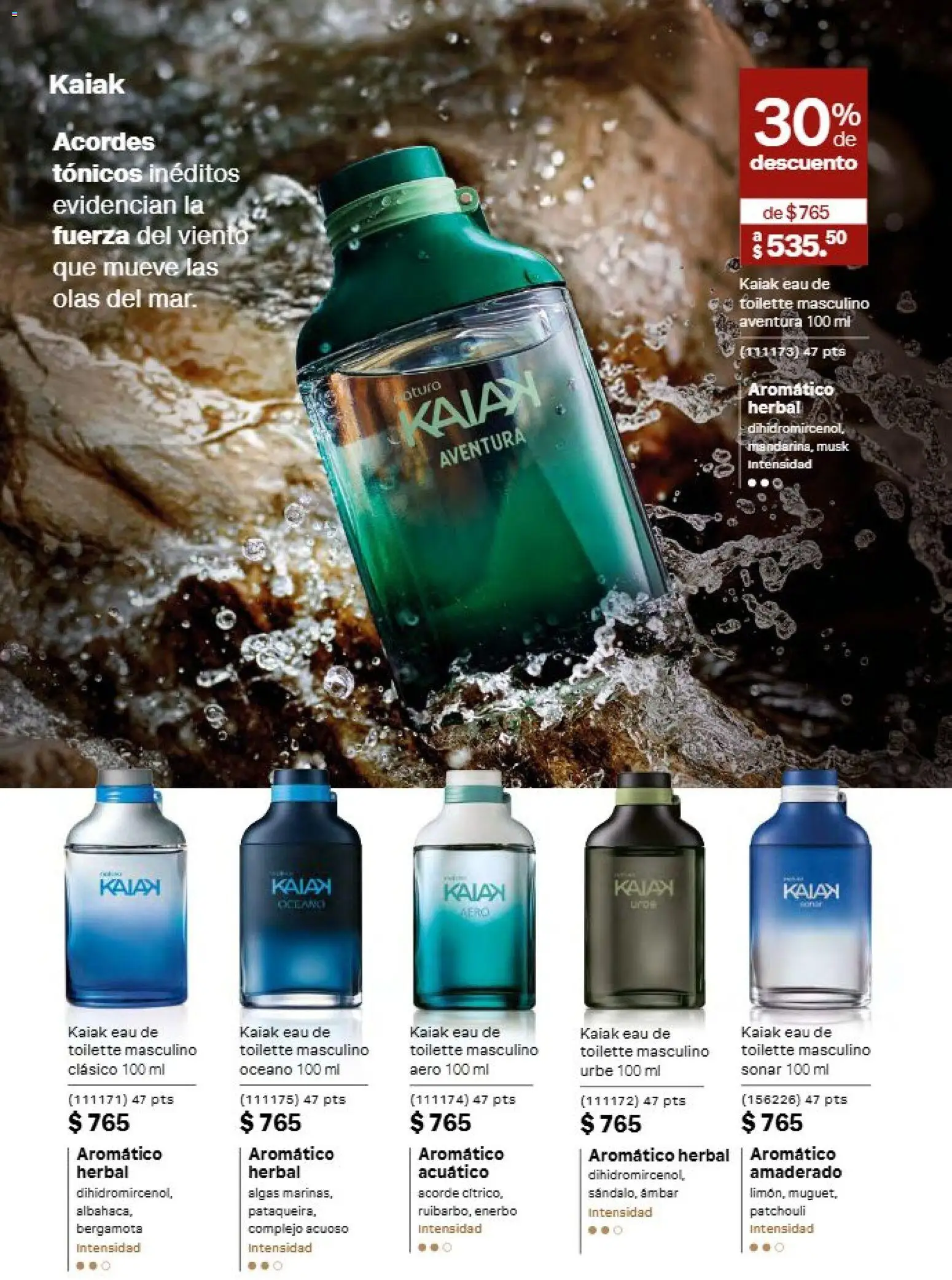 Nuevas ofertas de Natura válidas en toda la República Mexicana desde el 21/08/2026. ¡Encuentra las mejores ofertas en Natura campaña 13 2026! | Página: 37 | Productos: Eau de toilette