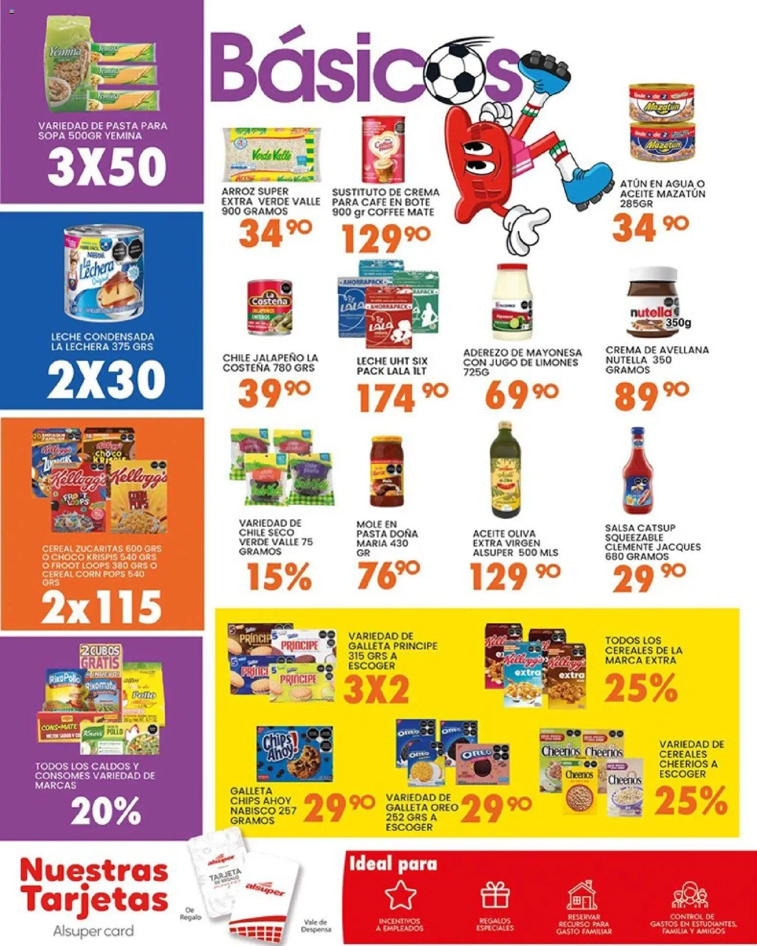 Nuevas ofertas de Alsuper válidas en toda la República Mexicana desde el 12.06.2026. ¡Encuentra las mejores ofertas en Alsuper folleto Durango! | Página: 6 | Productos: Mayonesa, Atún, Cereales, Despensa