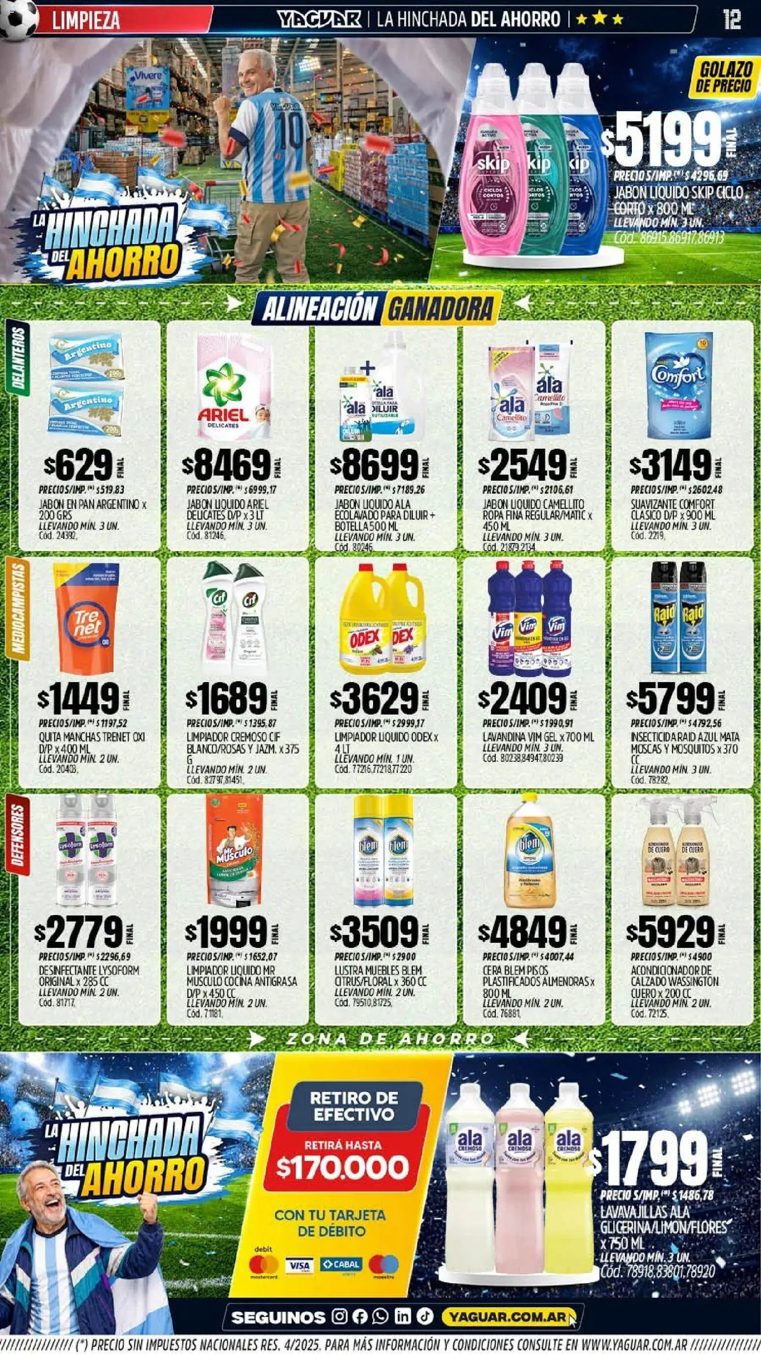 Yaguar - Oferta Semanal Salta │ válido desde el 08.06.2026 | Página: 13 | Productos: Antigrasa, Cocina, Acondicionador, Cera