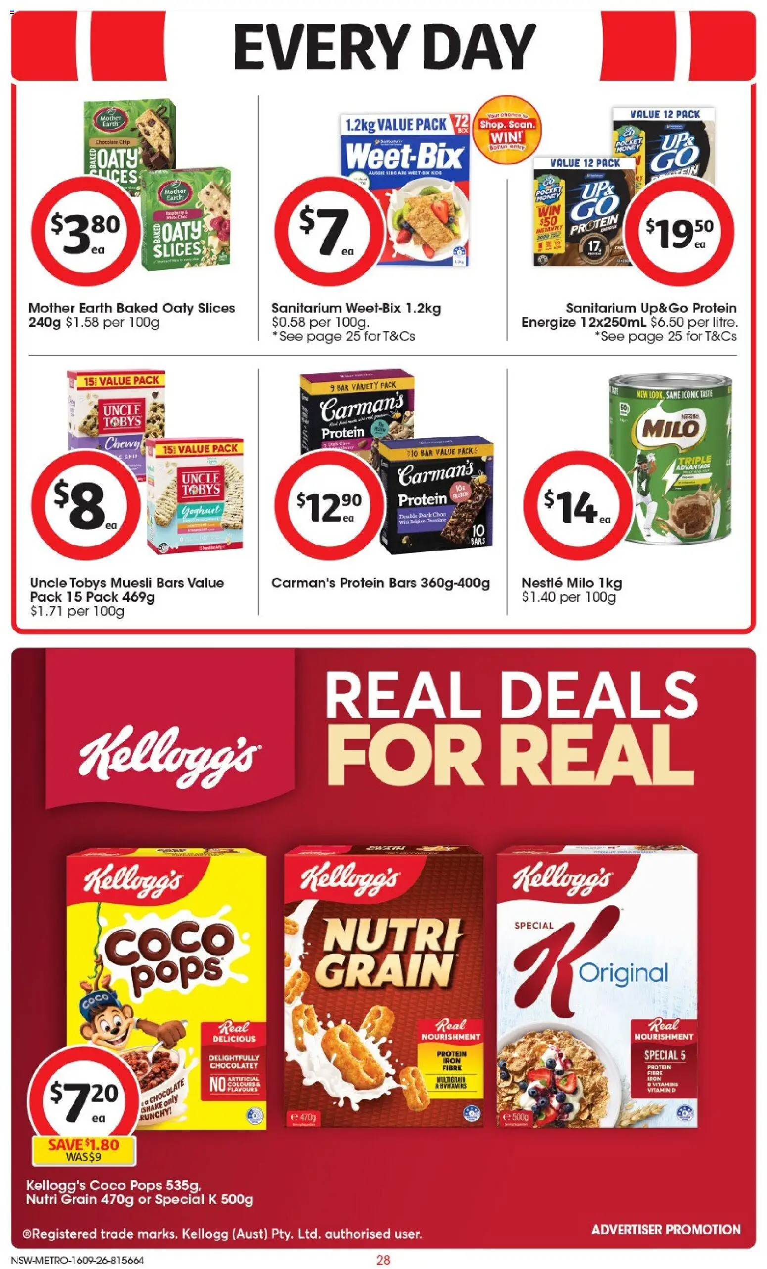 Coles catalogue - valid from 16/09/2026 | Page: 29 | Products: Protein, Yoghurt, Protein drink, Cereal
