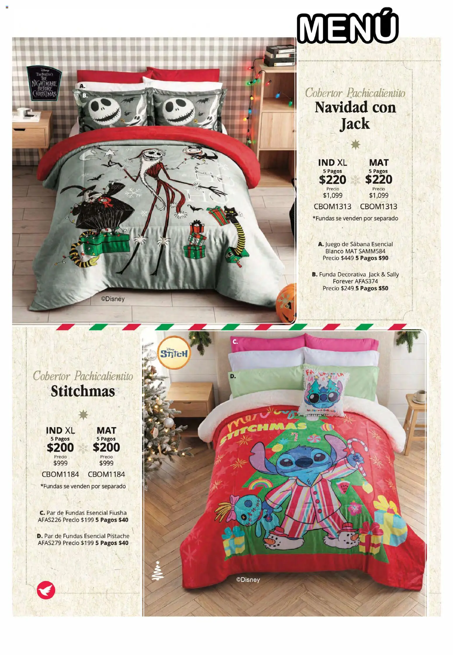 Nuevas ofertas de Colchas Concord válidas en toda la República Mexicana desde el 01/08/2026. ¡Encuentra las mejores ofertas en Colchas Concord catálogo Colección Navideña! | Página: 4 | Productos: Cobertor, Juego, Funda