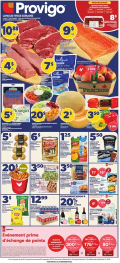 Preview of Provigo weekly flyer / circulaire from shop Provigo valid from Sep 3, 2026