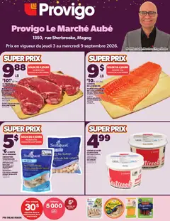 Preview of Provigo weekly flyer / circulaire from shop Provigo valid from Sep 3, 2026