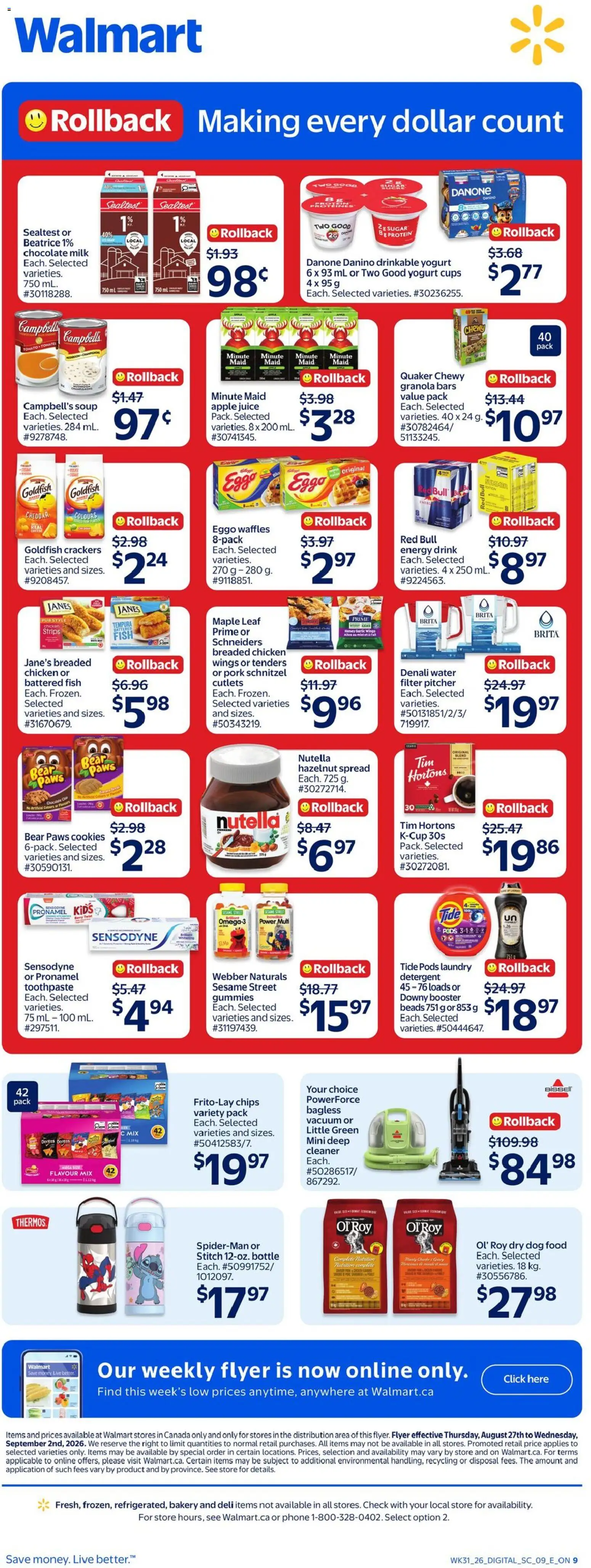 Walmart flyer valid from Aug 27, 2026 | Page: 2