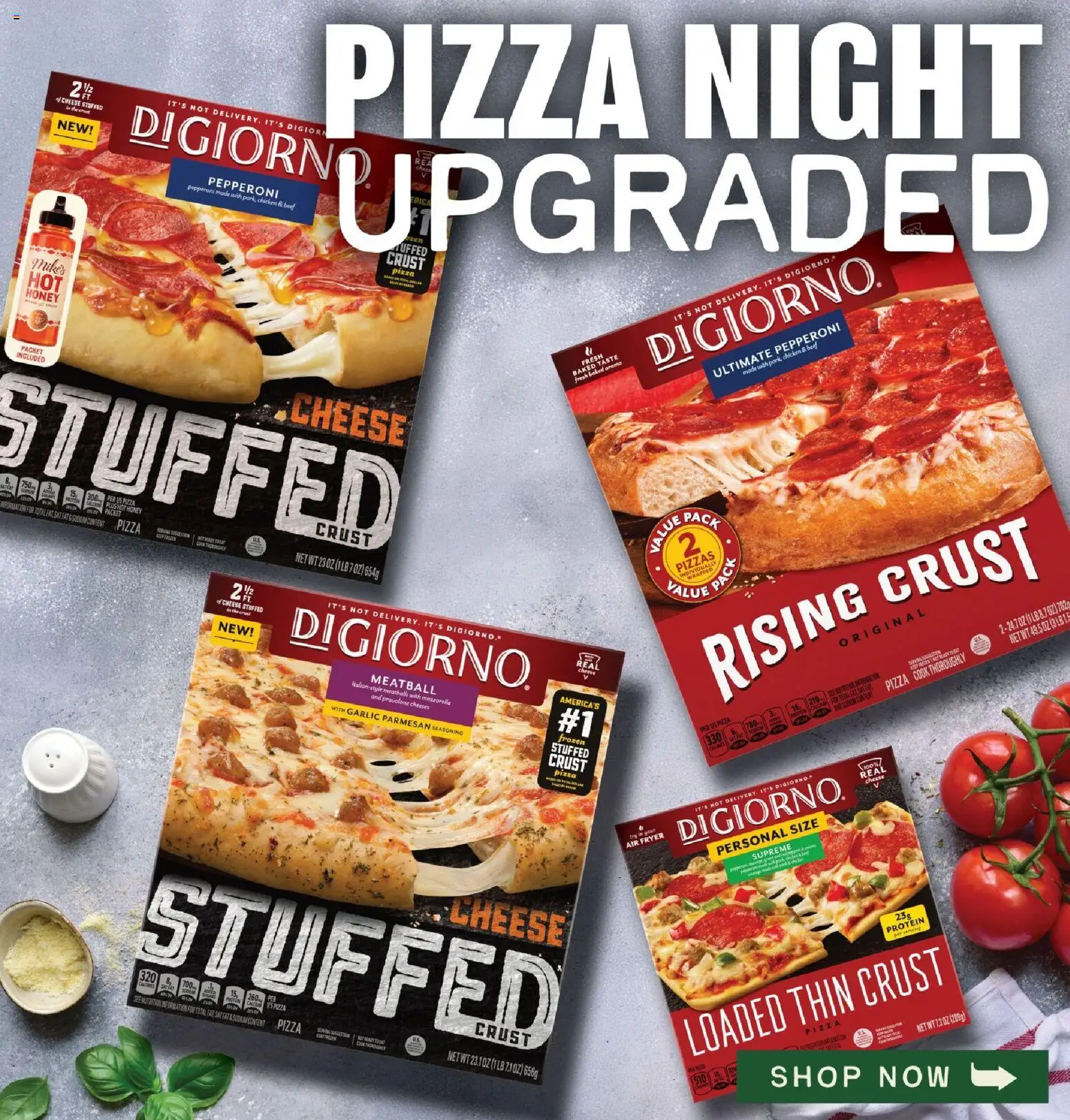 Lowes Foods Weekly Ad - NC - valid from 07/01/2026 | Page: 10 | Products: Cheese, Pizza, Beef, Garlic