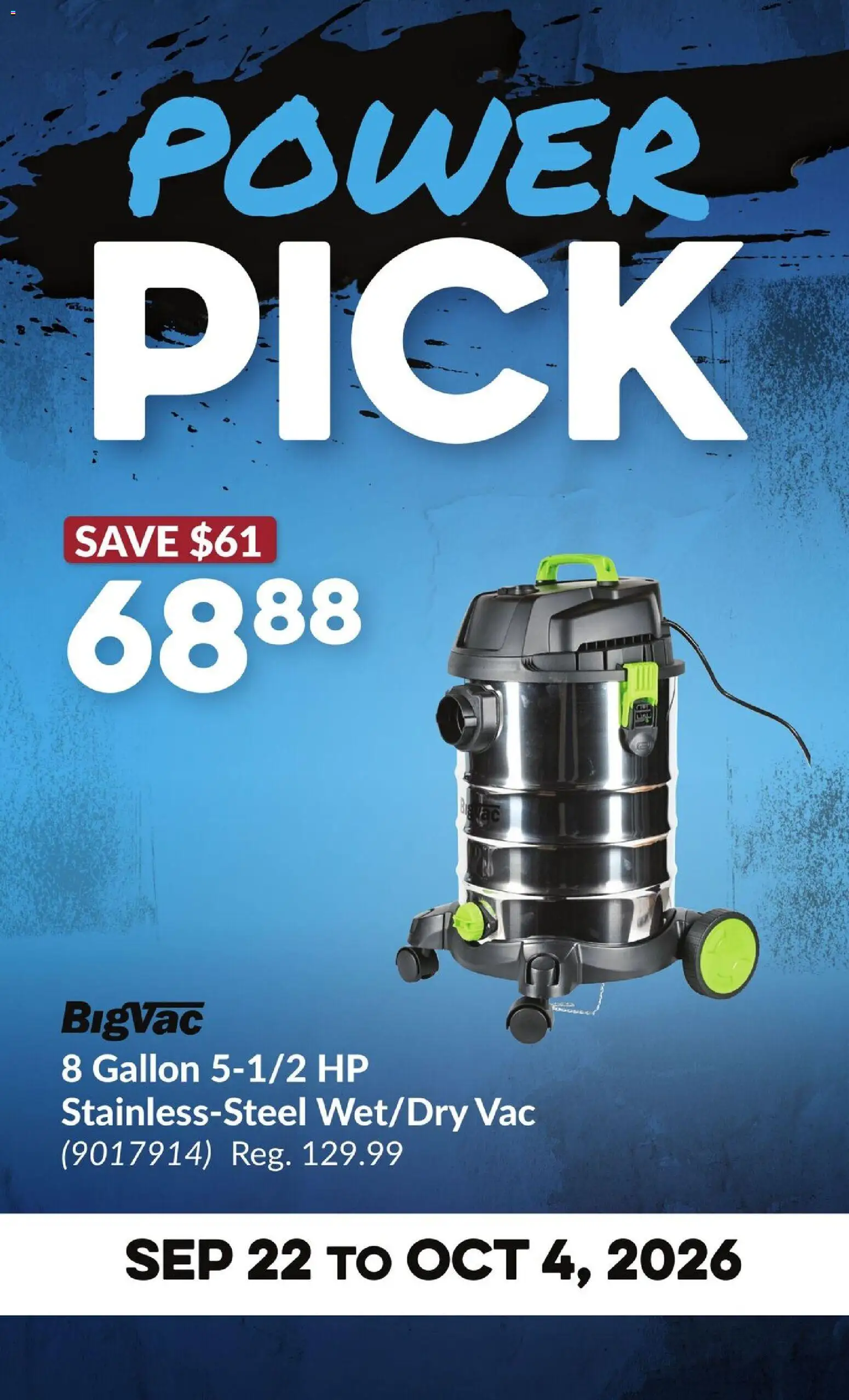 Princess Auto flyer valid from Sep 22, 2026 | Page: 6