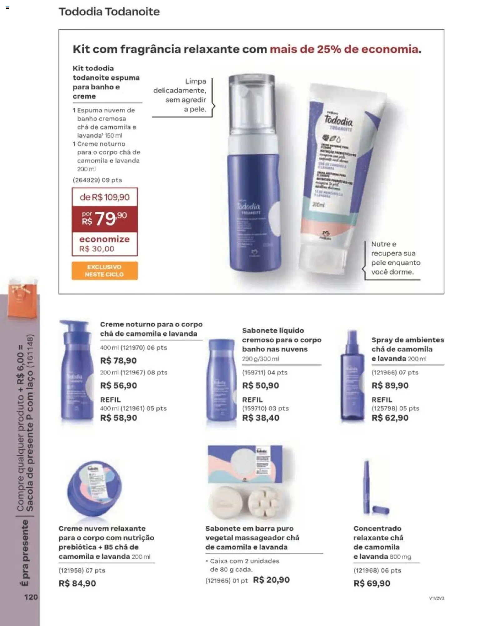 Natura Folheto - válido de 29/06/2026 | Página: 120 | Produtos: Creme, Sabonete, Massageador, Sabonete líquido