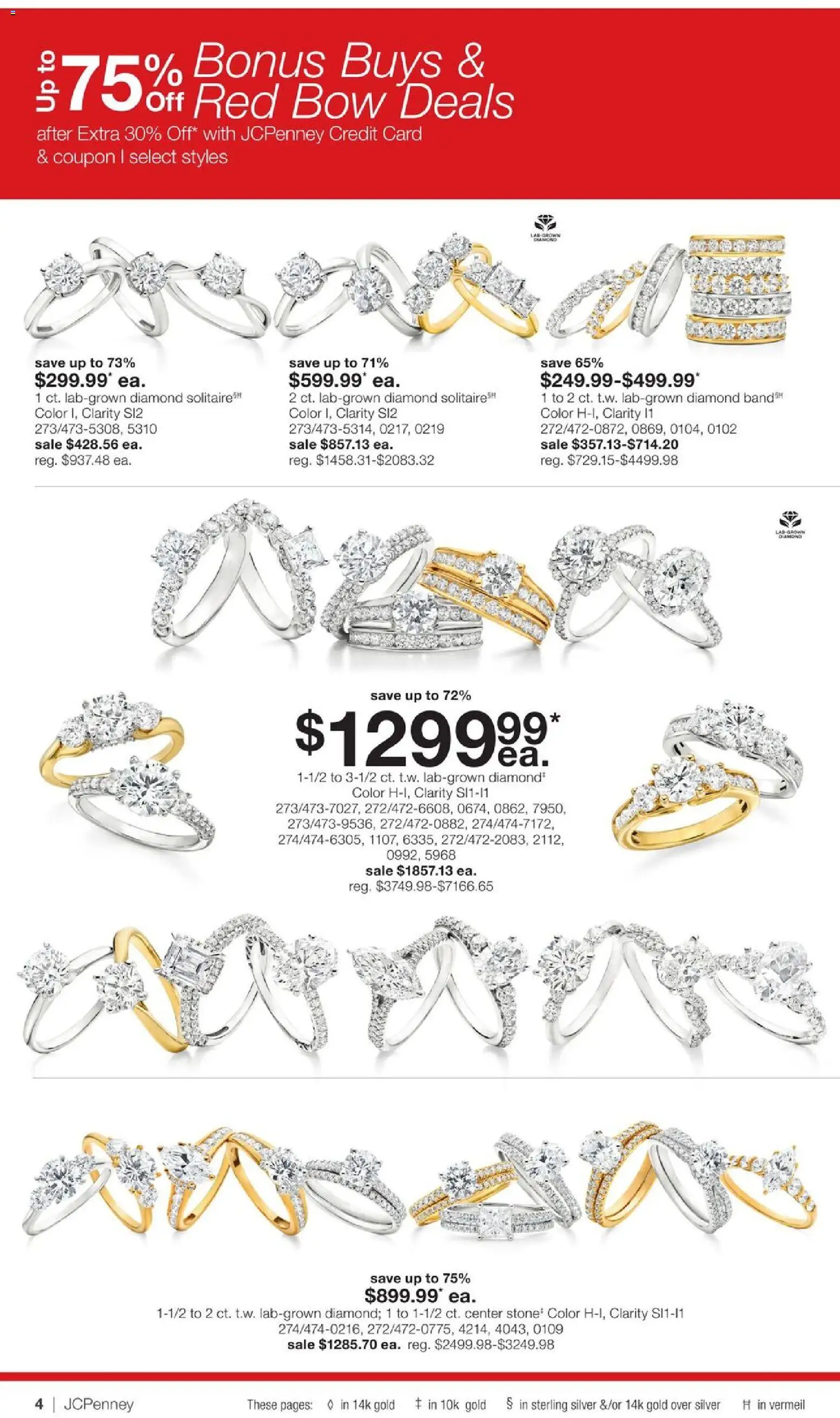JCPenney Mother’s Day Jewelry Sale - valid from 09.04.2026 | Page: 3 | Products: Bow