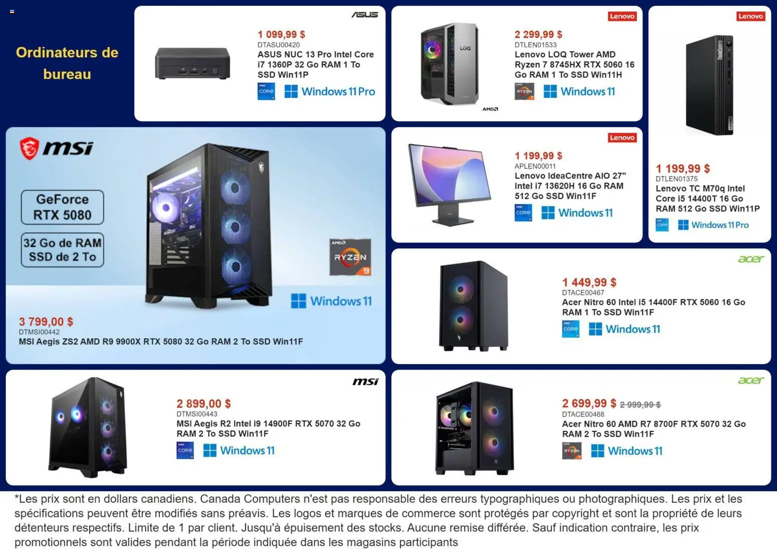 Canada Computers flyer valid from Jul 14, 2026 | Page: 1
