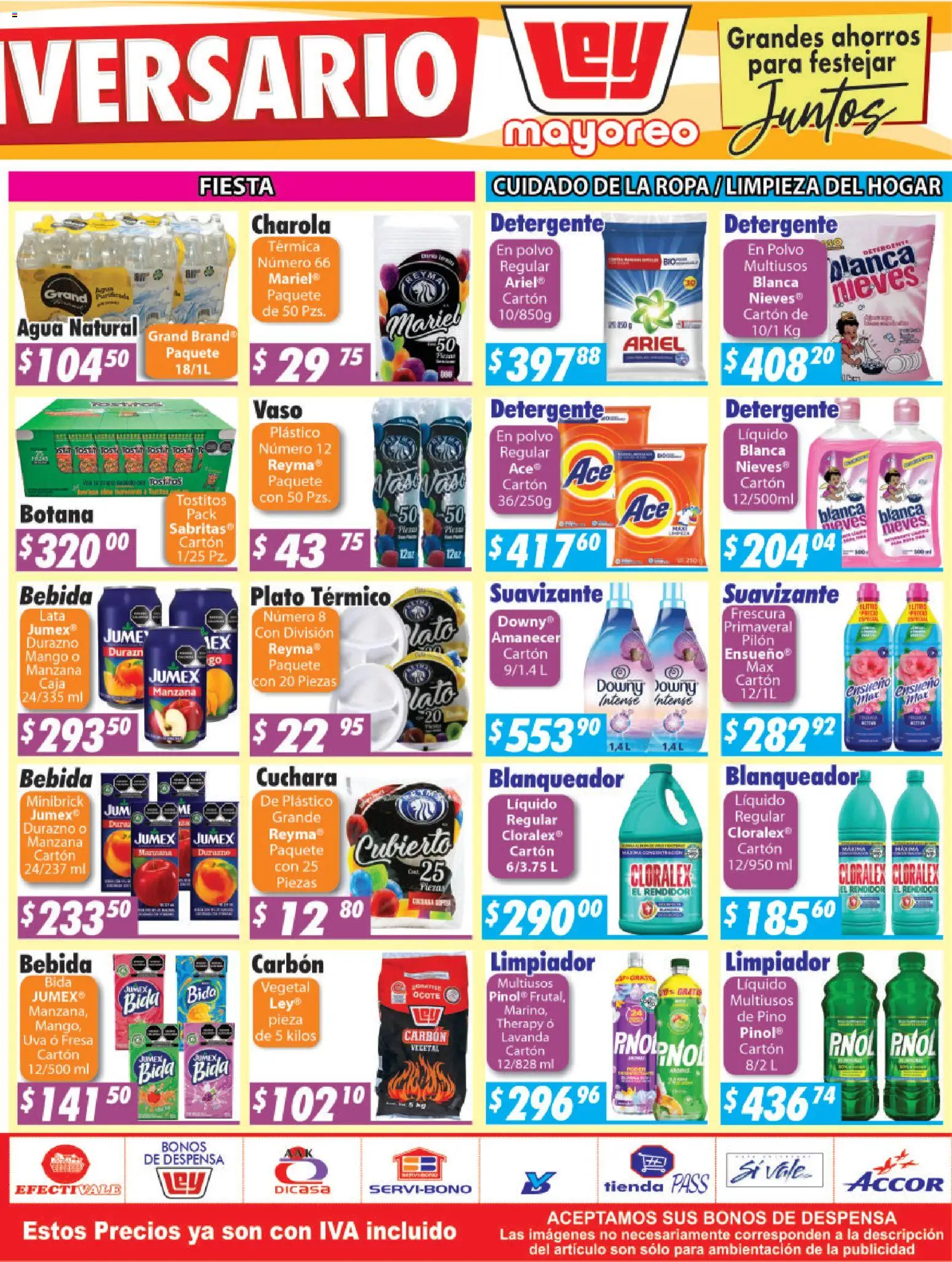 Nuevas ofertas de Casa Ley válidas en toda la República Mexicana desde el 21/09/2026. ¡Encuentra las mejores ofertas en Casa Ley folleto Sinaloa! | Página: 6 | Productos: Detergente, Durazno, Mango, Uva