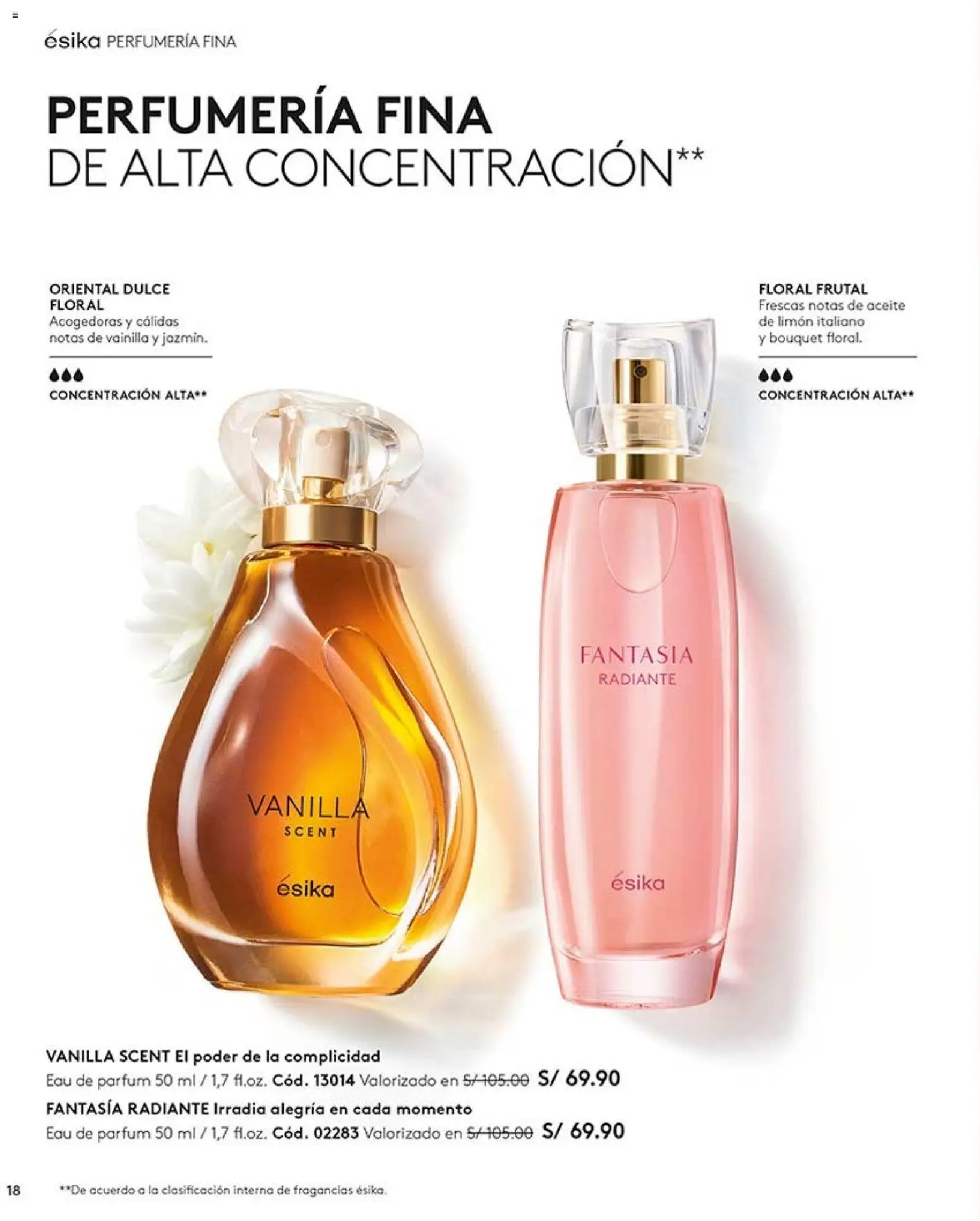 Catálogo Ésika válido desde 22/08/2026 | Página: 18 | Productos: Vainilla, Aceite