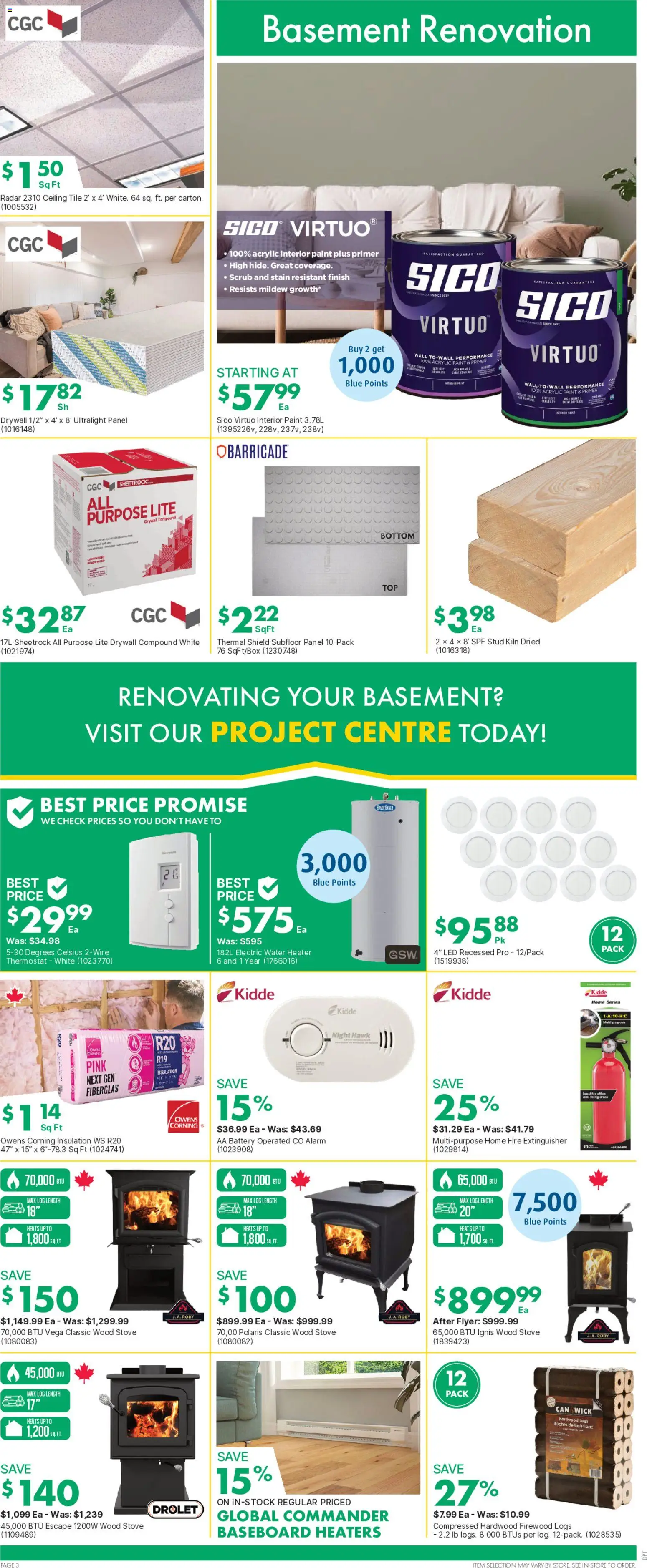 Kent flyer valid from Sep 3, 2026 | Page: 5 | Products: Water, AA battery, Firewood, Battery