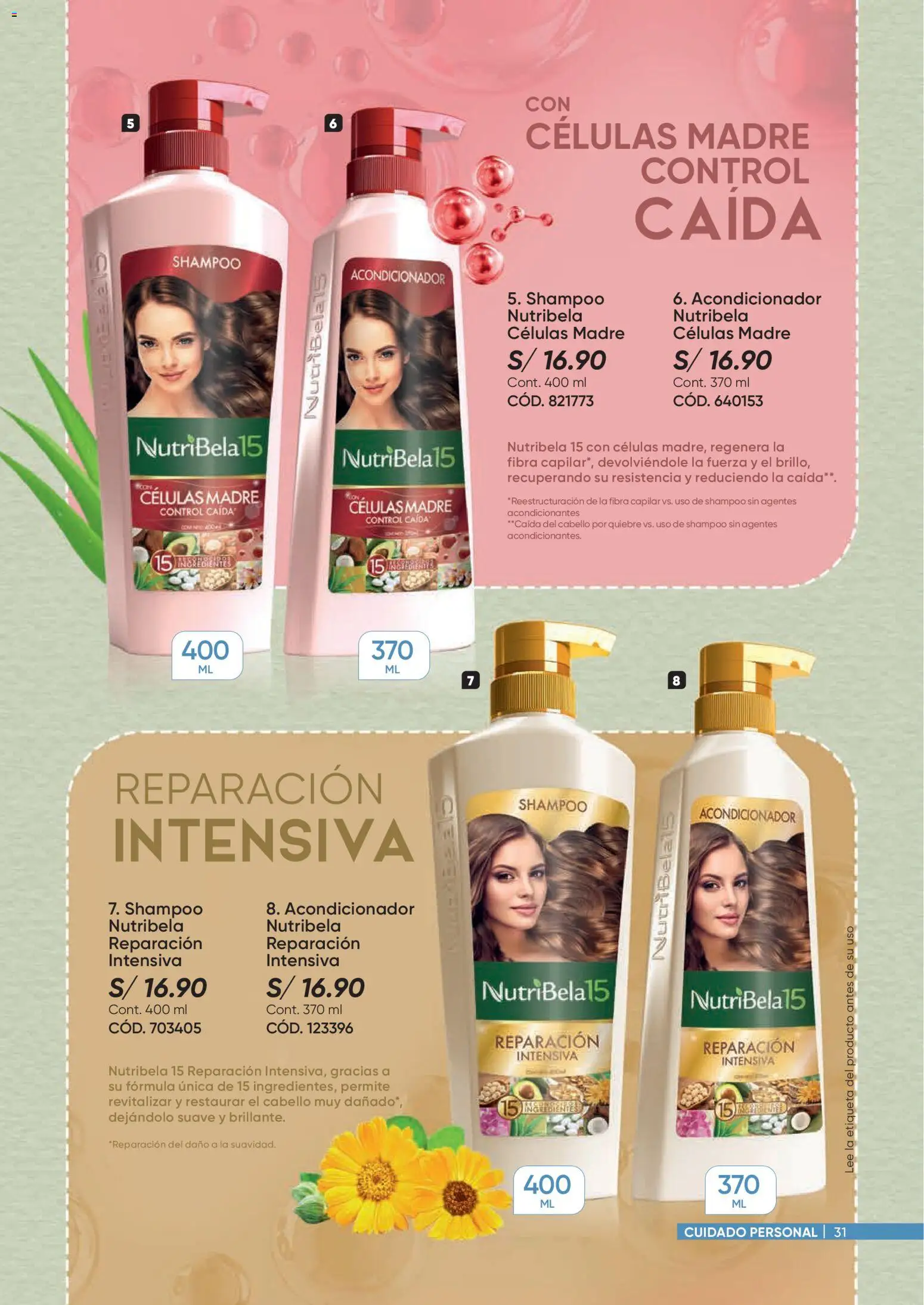 Catálogo Azzorti válido desde 09/03/2026 | Página: 31 | Productos: Shampoo, Acondicionador