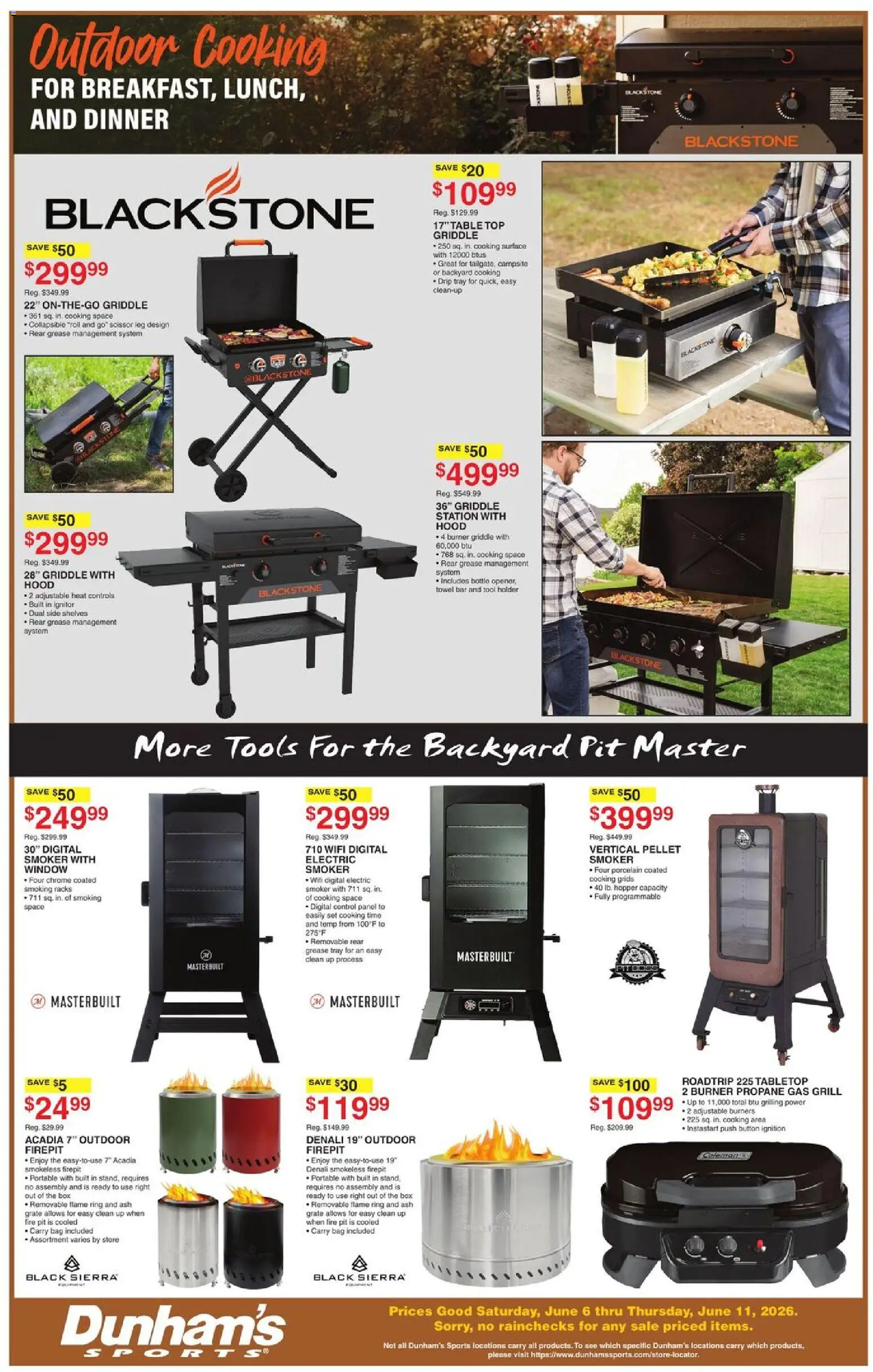 Dunham's Sports Weekly Ad - valid from 05.06.2026 | Page: 2 | Products: Grate, Ring, Griddle, Bag