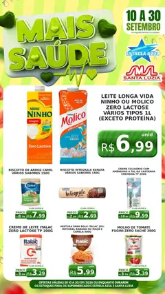 Estrela Azul ofertas Saudáveis - Pré-Visualização do folheto da loja Estrela Azul, válido de 10/09/2026