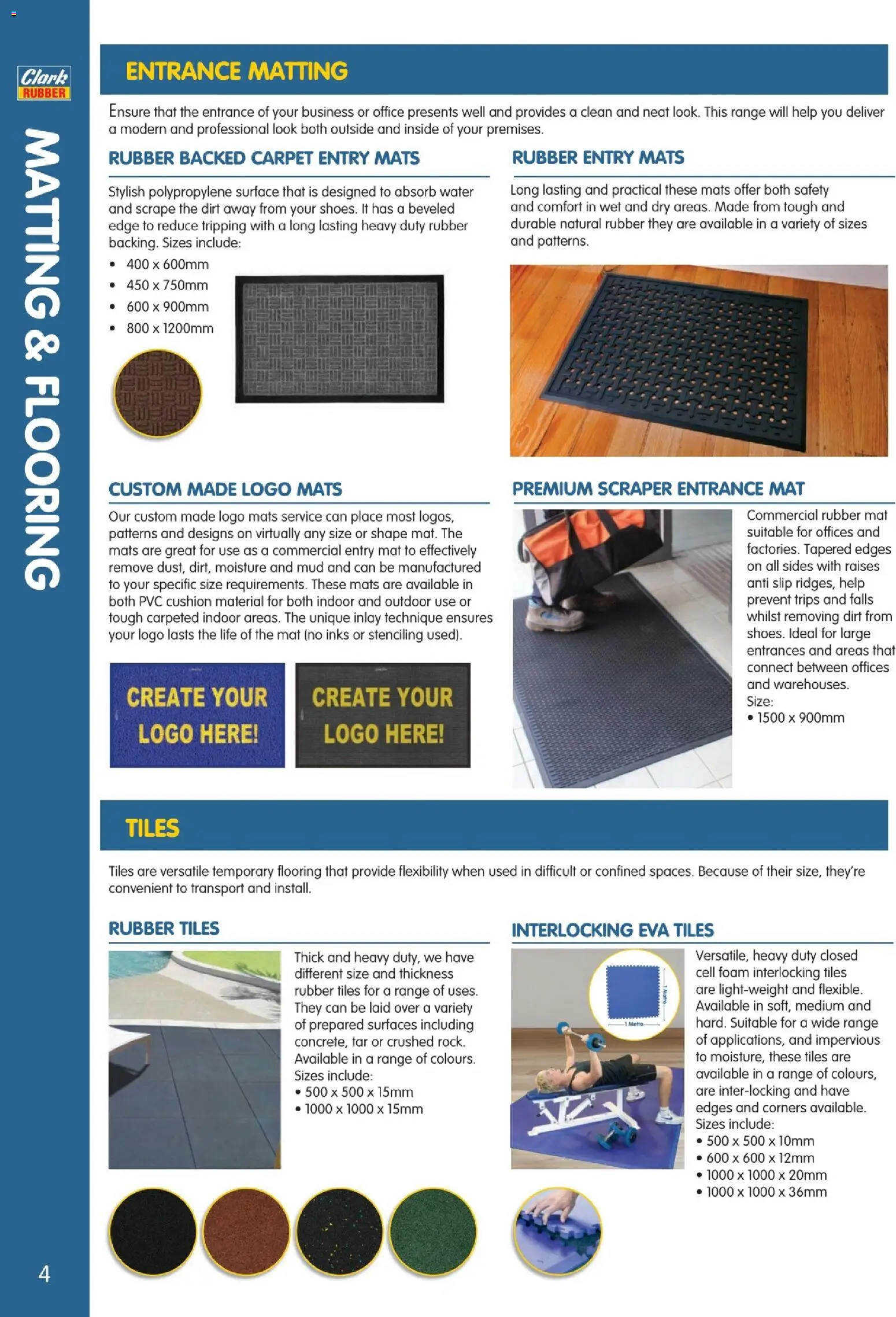 Clark Rubber Catalogue - Page 4 of 28