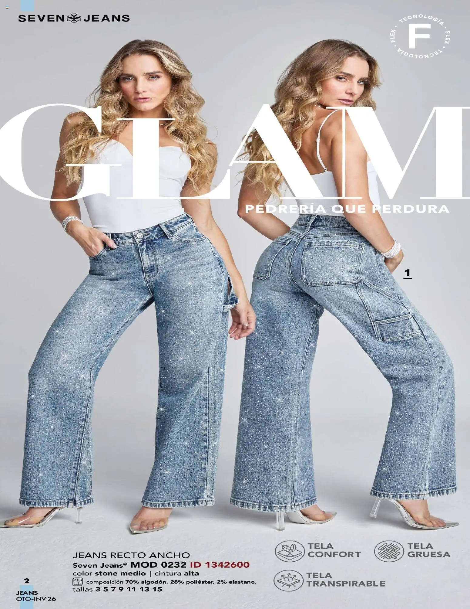 Nuevas ofertas de Price Shoes válidas en toda la República Mexicana desde el 03/08/2026. ¡Encuentra las mejores ofertas en Price Shoes catálogo Seven Jeans! | Página: 2
