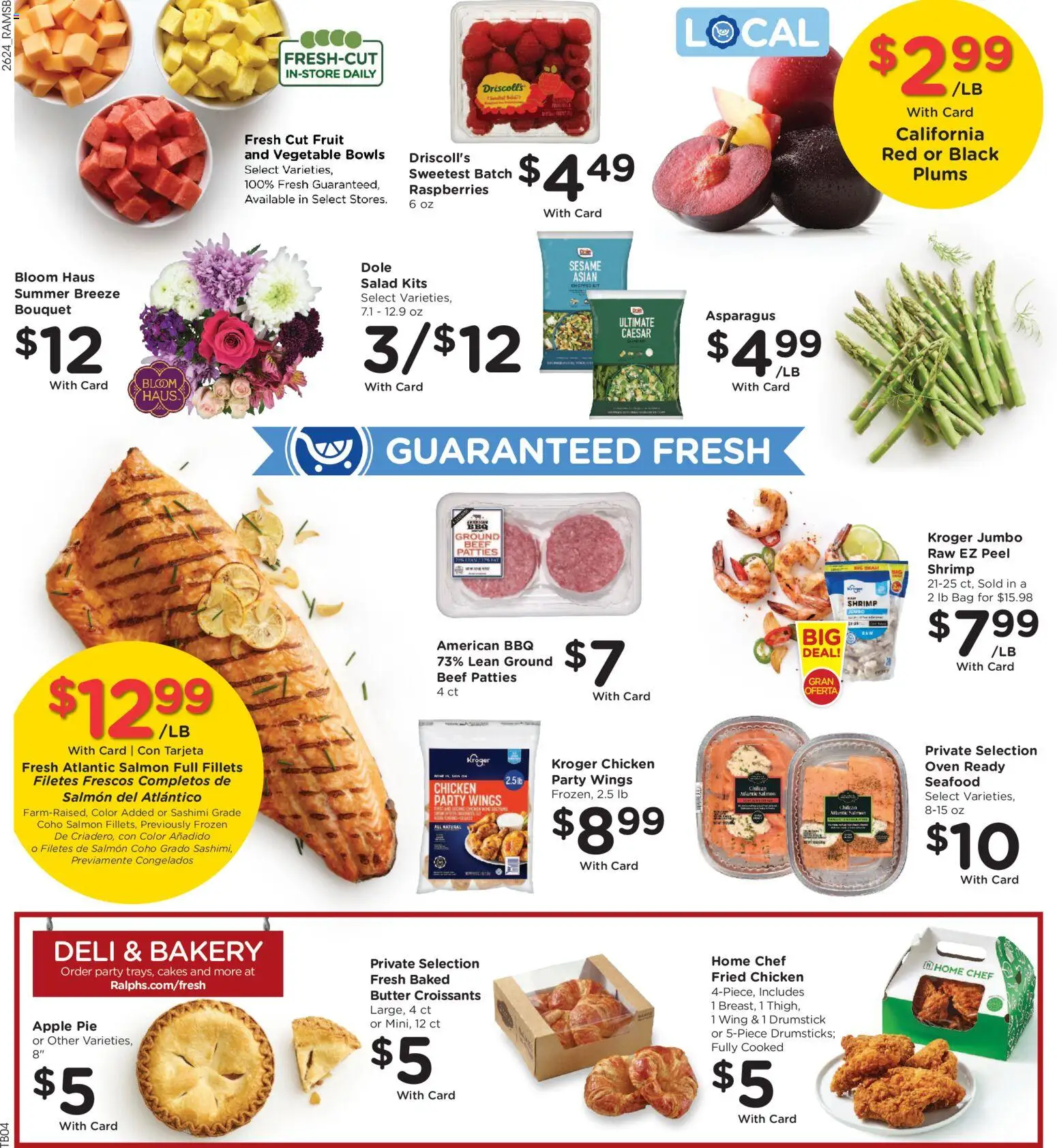 Ralphs Weekly Ad - valid from 07/15/2026 | Page: 13 | Products: Bakery, Asparagus, Butter, Beef