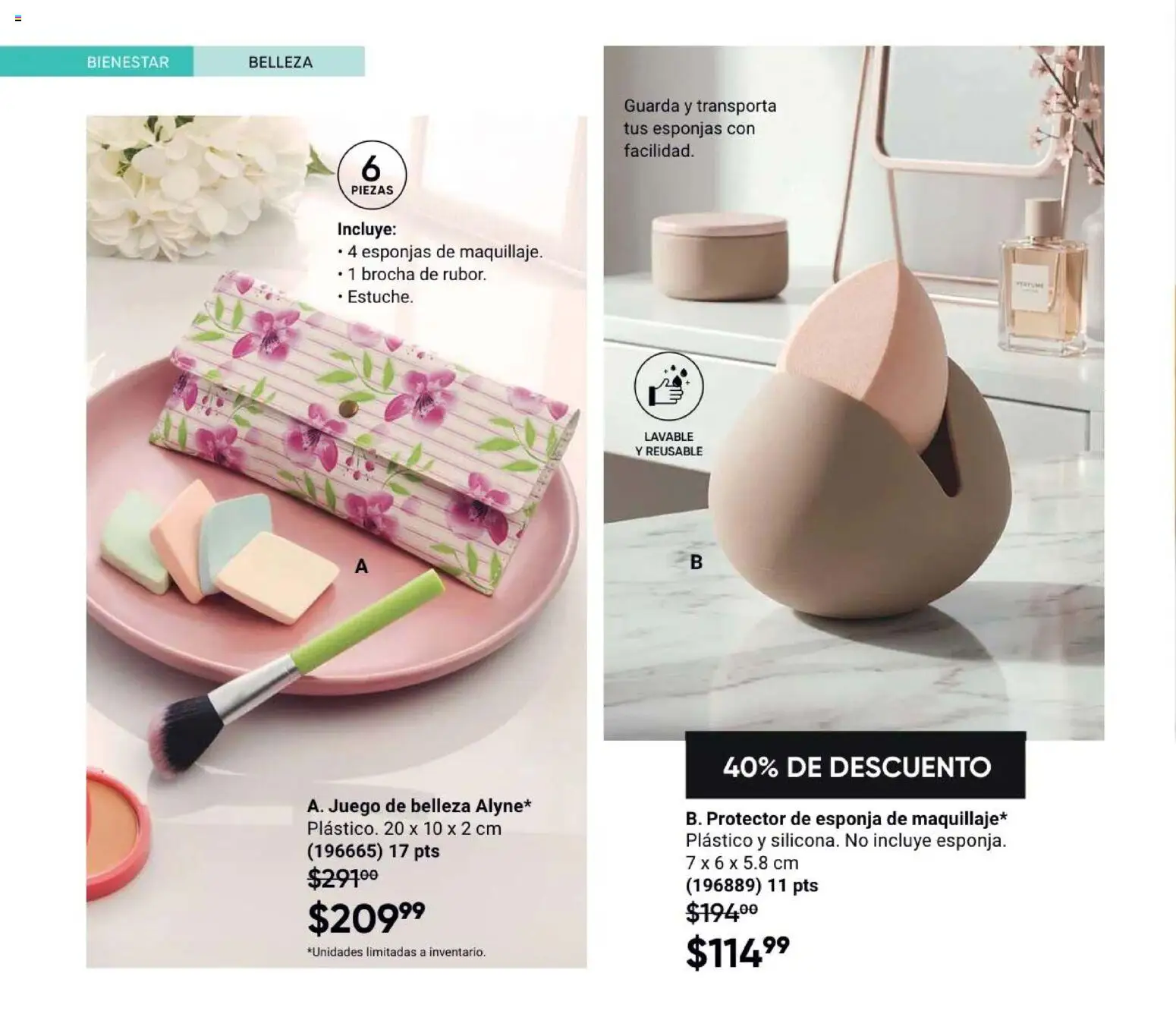 Nuevas ofertas de AVON válidas en toda la República Mexicana desde el 21/08/2026. ¡Encuentra las mejores ofertas en AVON Casa & Estilo 13 2026! | Página: 124 | Productos: Esponja, Juego