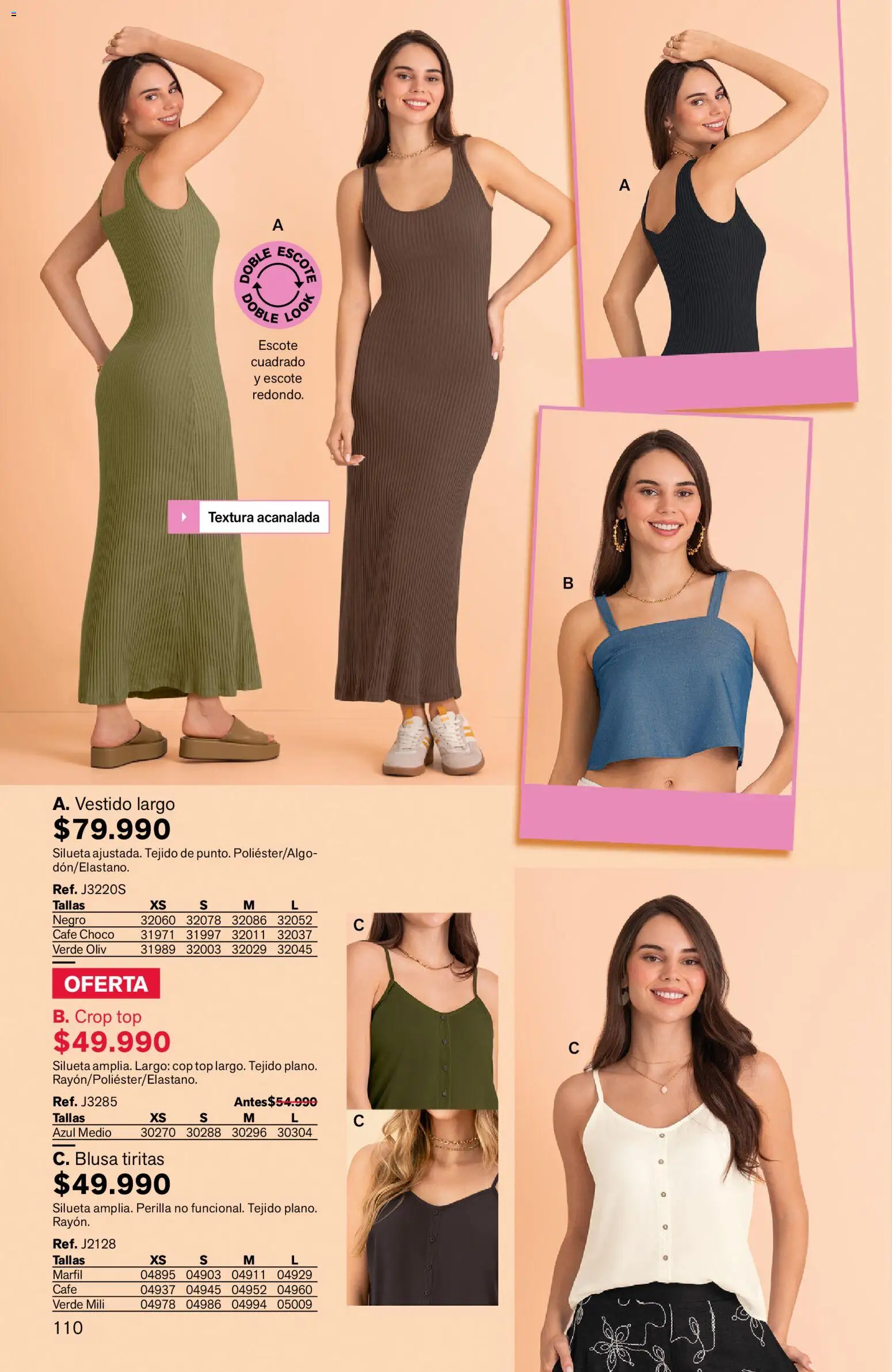 Leonisa revista - valida desde el 24/08/2026 | Página: 110 | Productos: Top, Tiritas, Vestido, Blusa