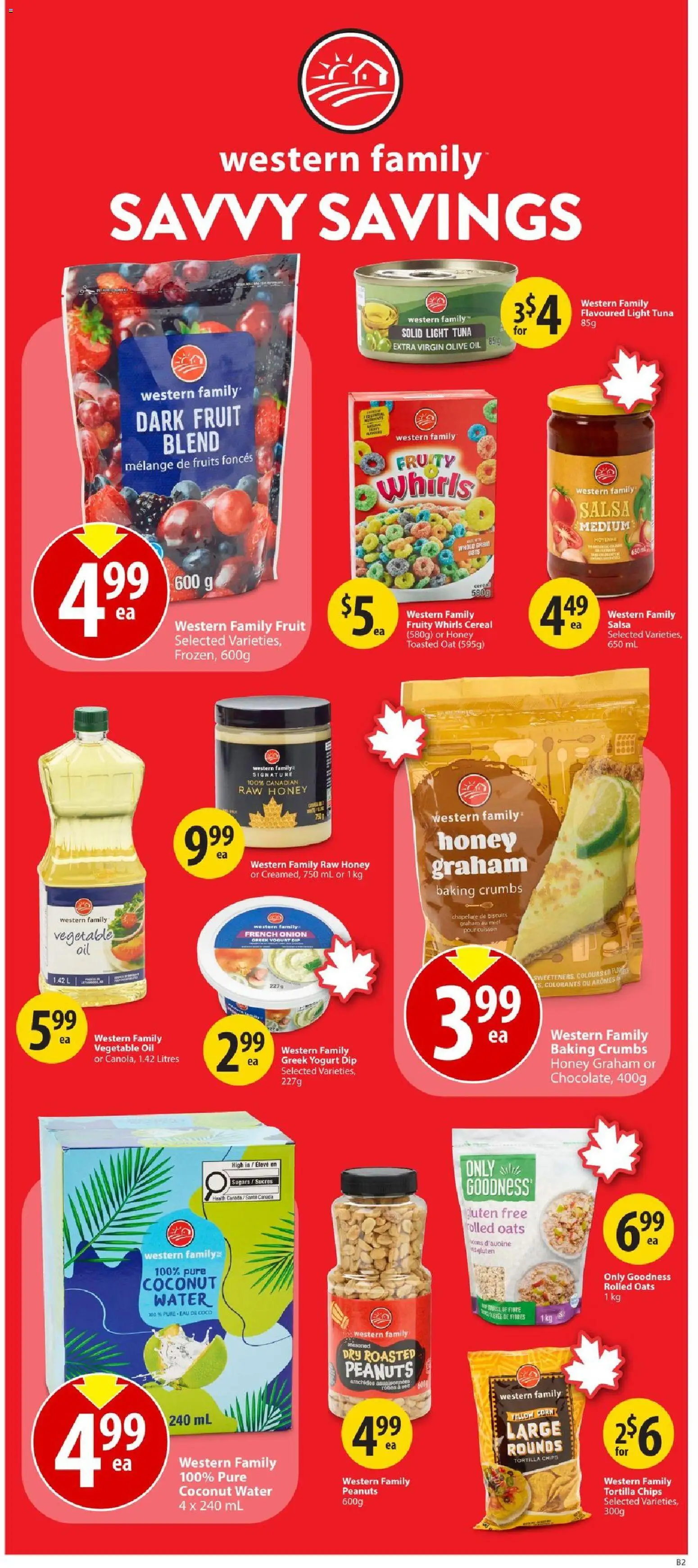 Save on foods flyer valid from Aug 13, 2026 | Page: 24 | Products: Fruit, Peanuts, Vegetable oil, Oil