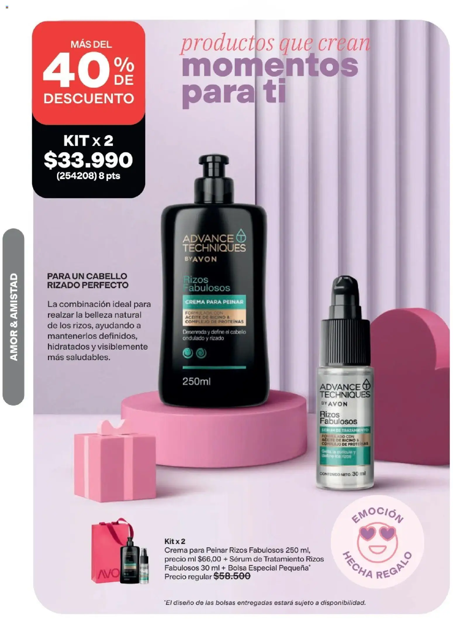 Avon revista - valida desde el 29/07/2026 | Página: 40 | Productos: Crema, Bolsa, Serum, Combinación