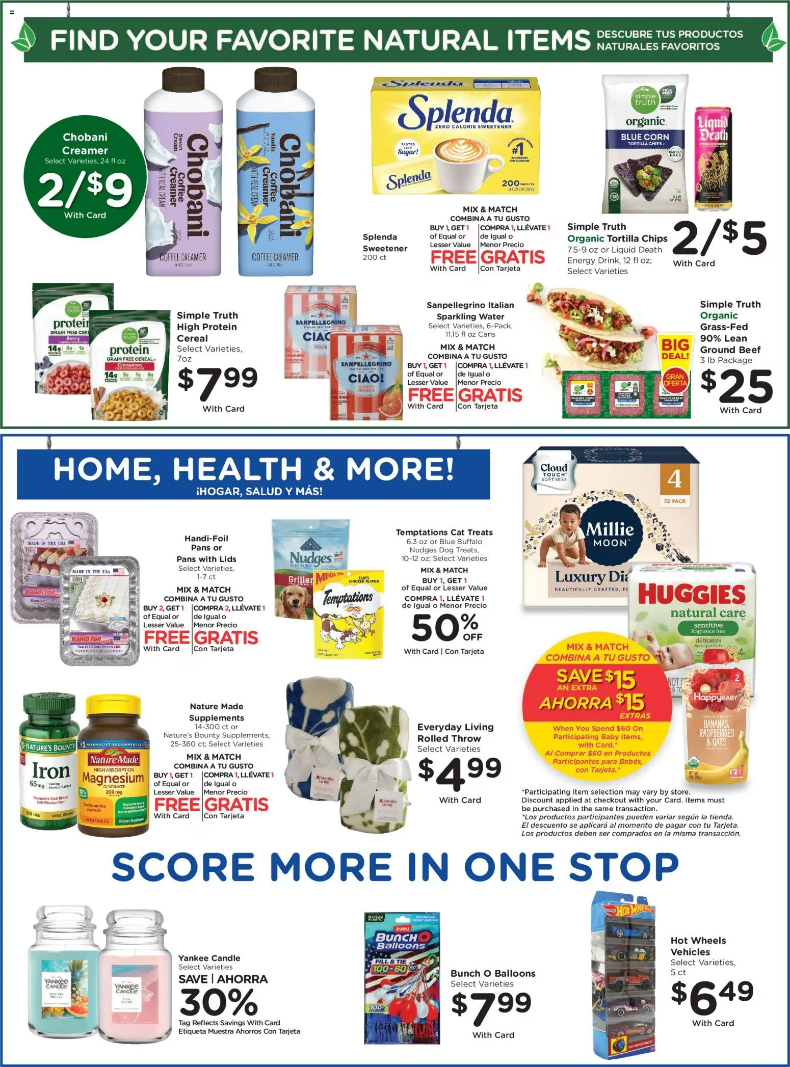 Smith's Weekly Ad - valid from 07/01/2026 | Page: 10 | Products: Chips, Cream, Peach, Iron