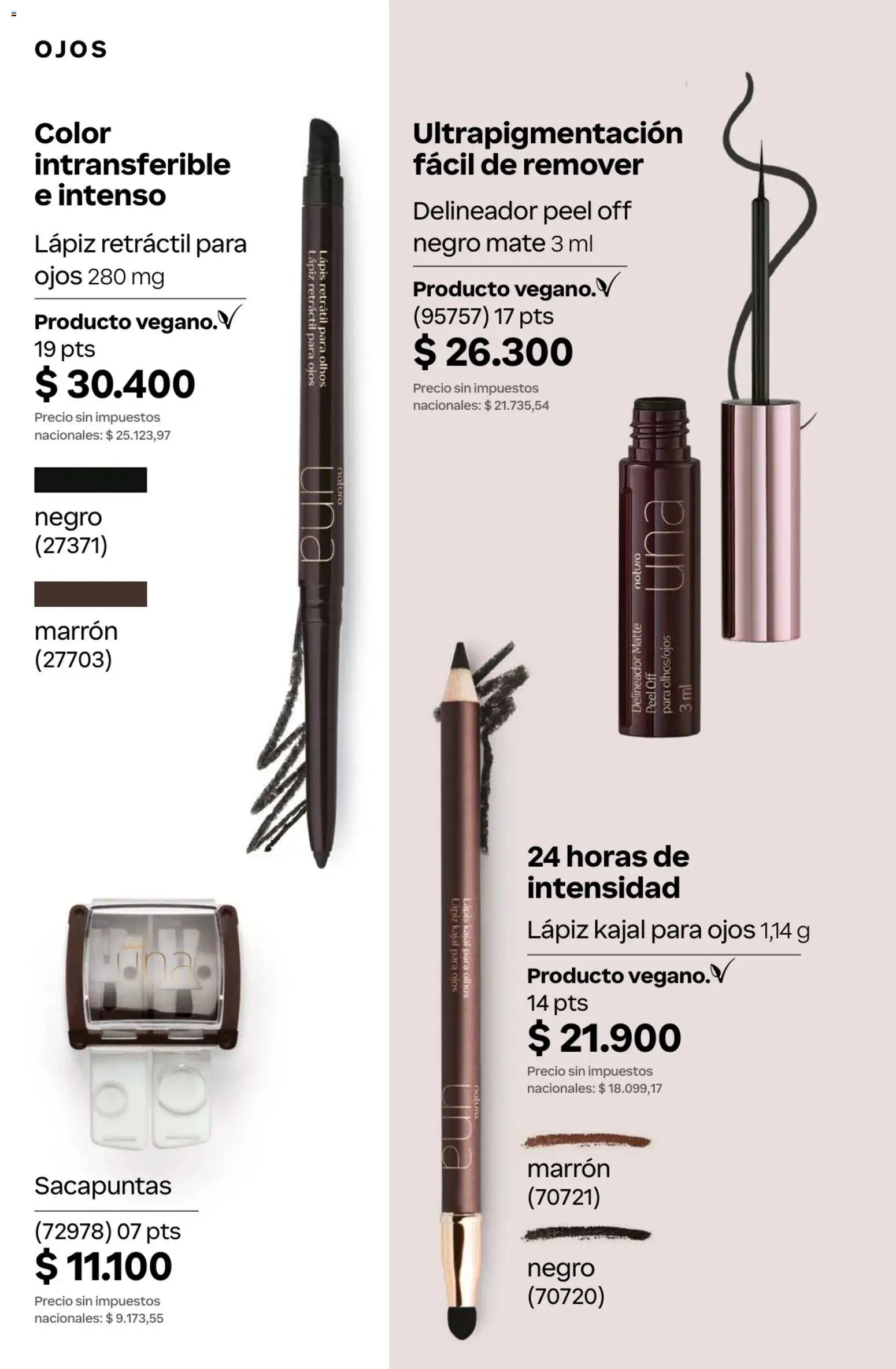 Catálogo Natura Ciclo 10 │ válido desde el 30/06/2026 | Página: 140 | Productos: Mate, Sacapuntas, Delineador