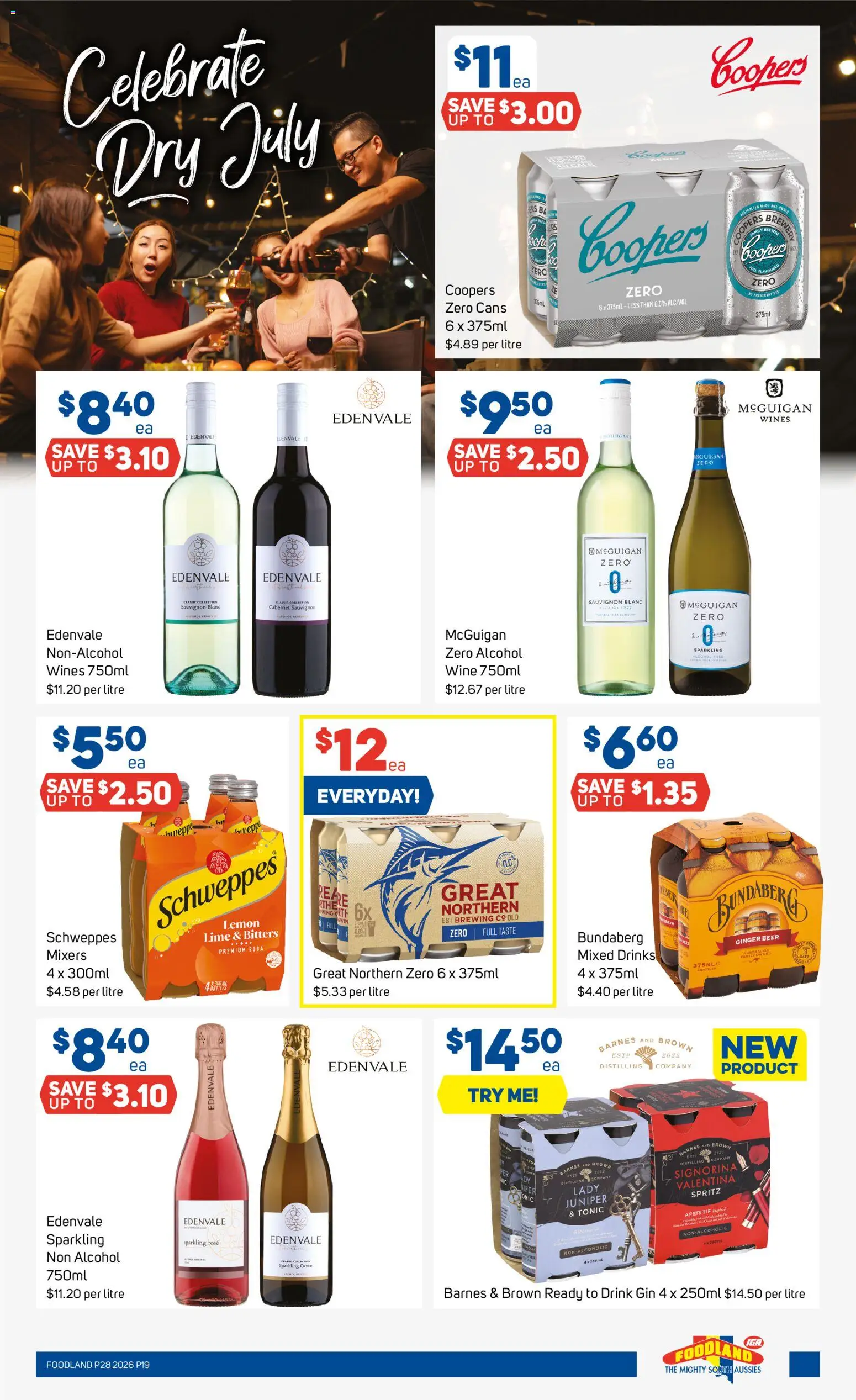 Foodland catalogue - valid from 08/07/2026 | Page: 19 | Products: Ginger, Wine, Lemon, Lime