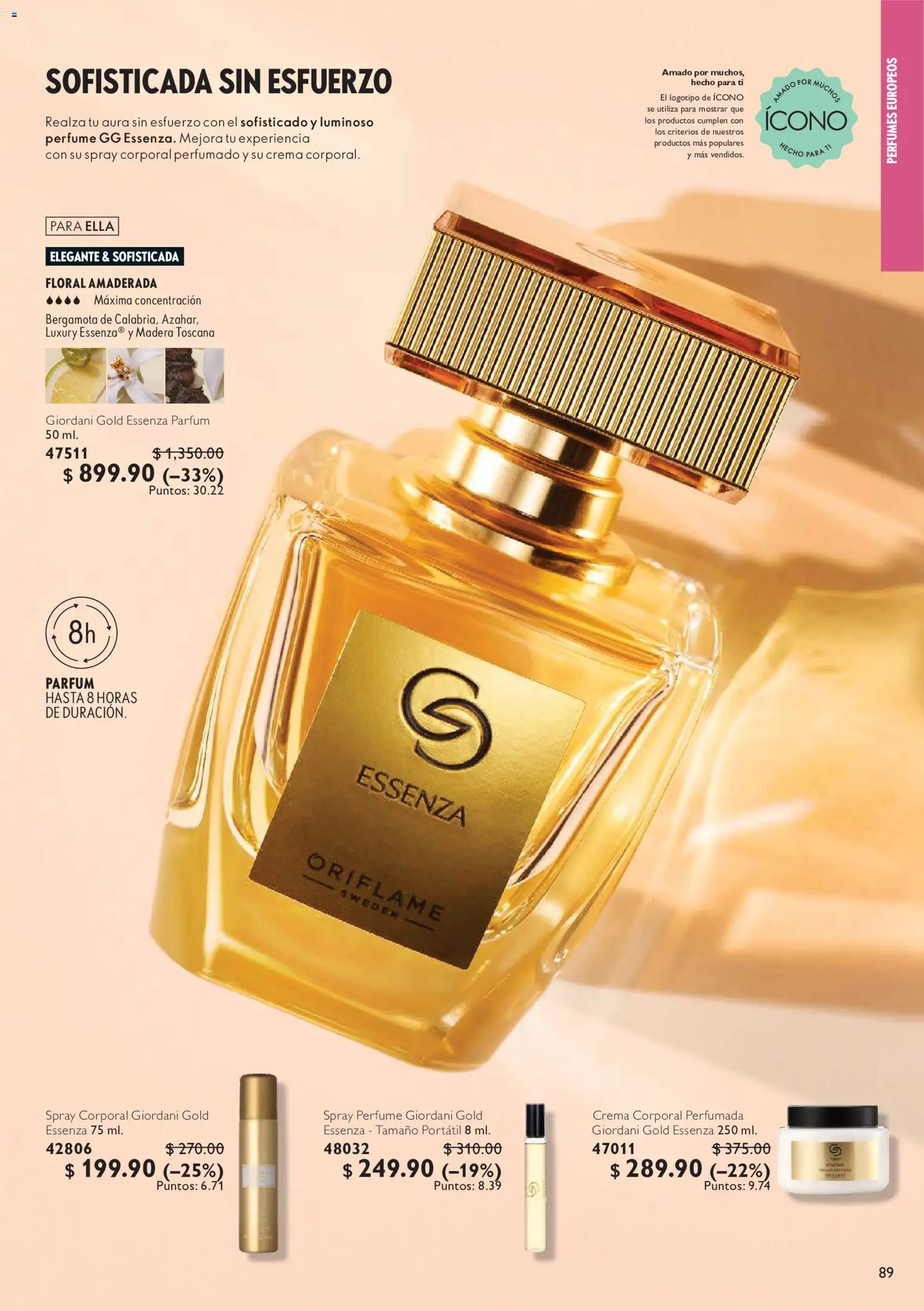 Nuevas ofertas de Oriflame válidas en toda la República Mexicana desde el 30.05.2026. ¡Encuentra las mejores ofertas en Oriflame campaña 8 2026! | Página: 89