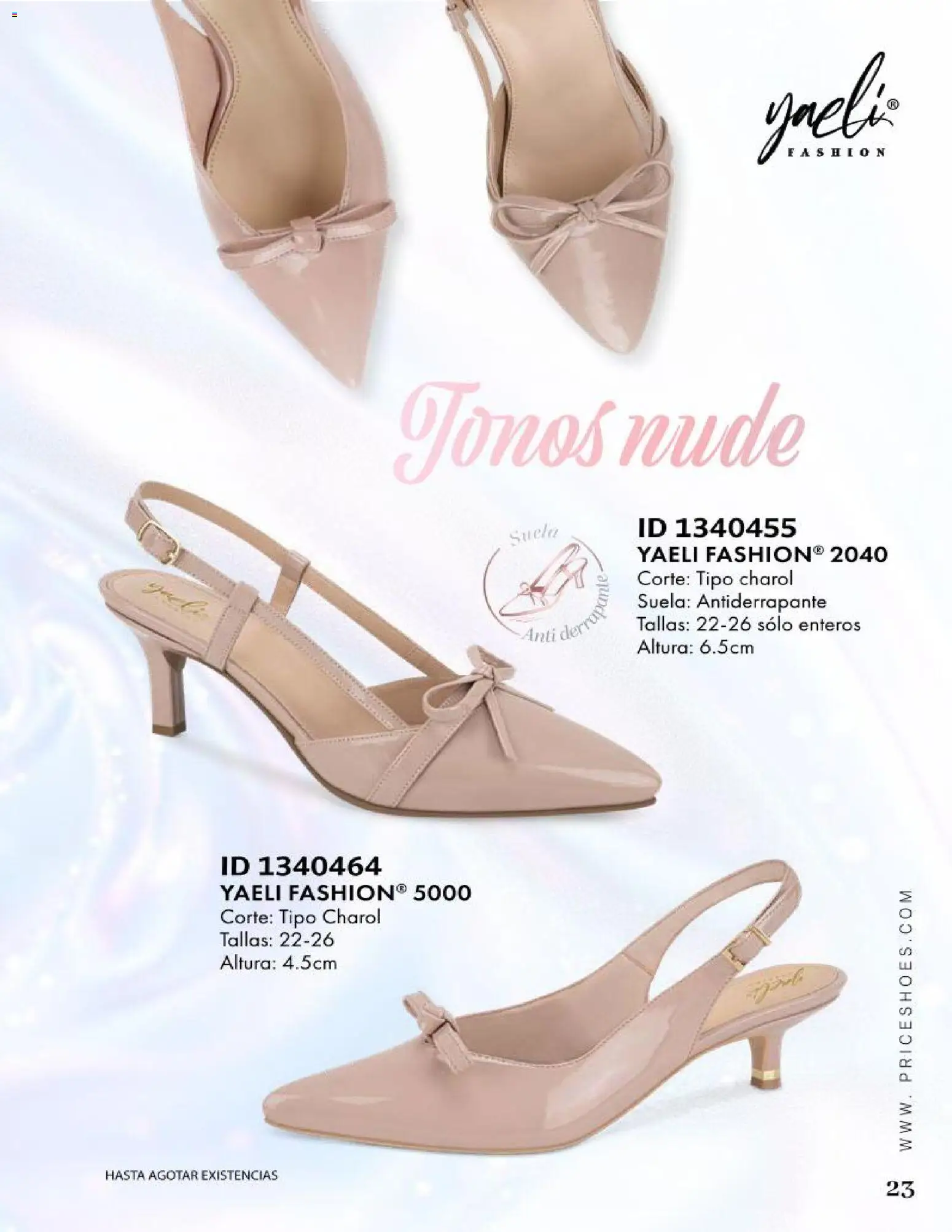 Nuevas ofertas de Price Shoes válidas en toda la República Mexicana desde el 09.05.2026. ¡Encuentra las mejores ofertas en Price Shoes catálogo Especial Vestir! | Página: 23