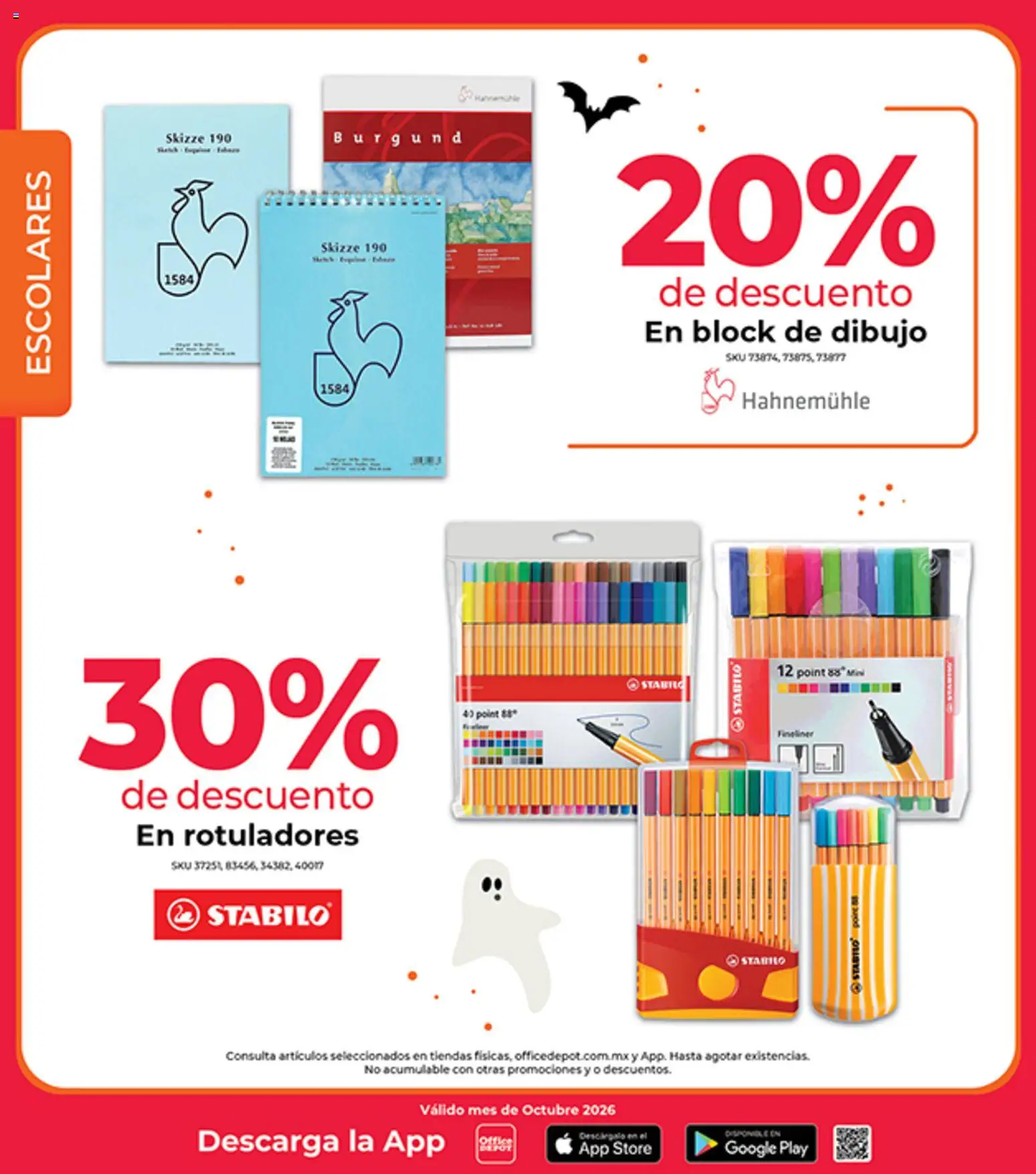 Nuevas ofertas de Office Depot válidas en toda la República Mexicana desde el 01/10/2026. ¡Encuentra las mejores ofertas en Office Depot catálogo! | Página: 25