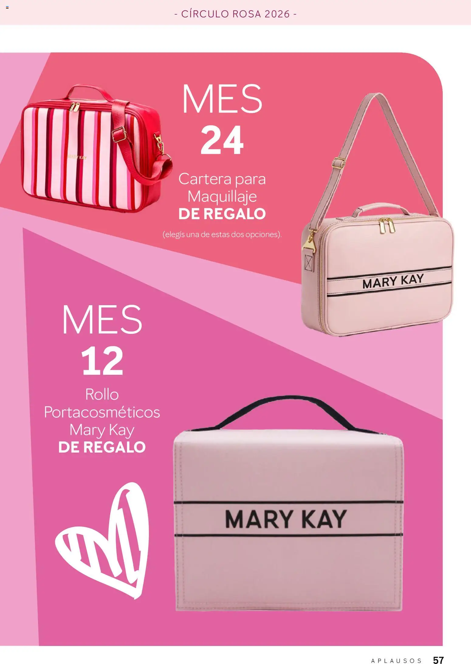 Mary Kay - Aplausos Septiembre 2026 │ válido desde el 01/09/2026 | Página: 57 | Productos: Cartera, Portacosmeticos, Maquillaje