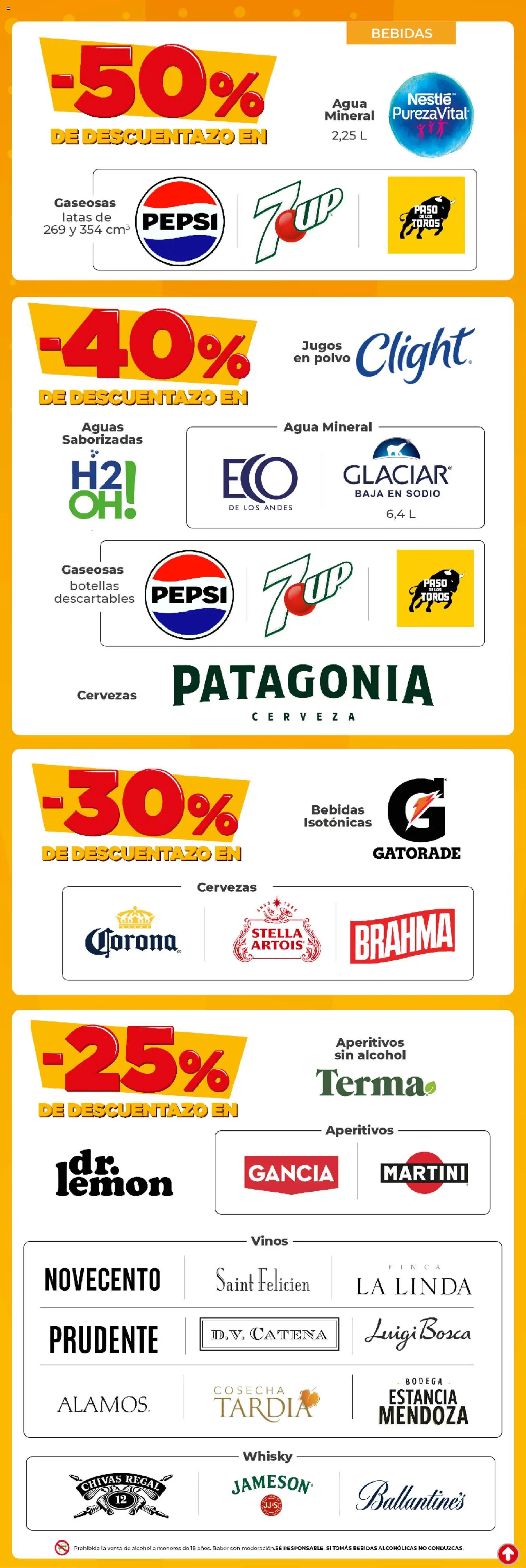 Cooperativa Obrera catálogo │ válido desde el 27/08/2026 | Página: 5 | Productos: Pepsi, Agua, Cerveza, Alcohol
