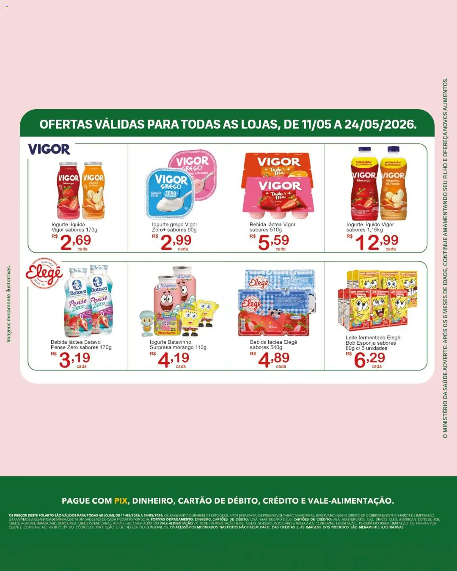 GIGA Atacado Folheto - válido de 11.05.2026 | Página: 3 | Produtos: Esponja, Leite, Bebida, Leite fermentado