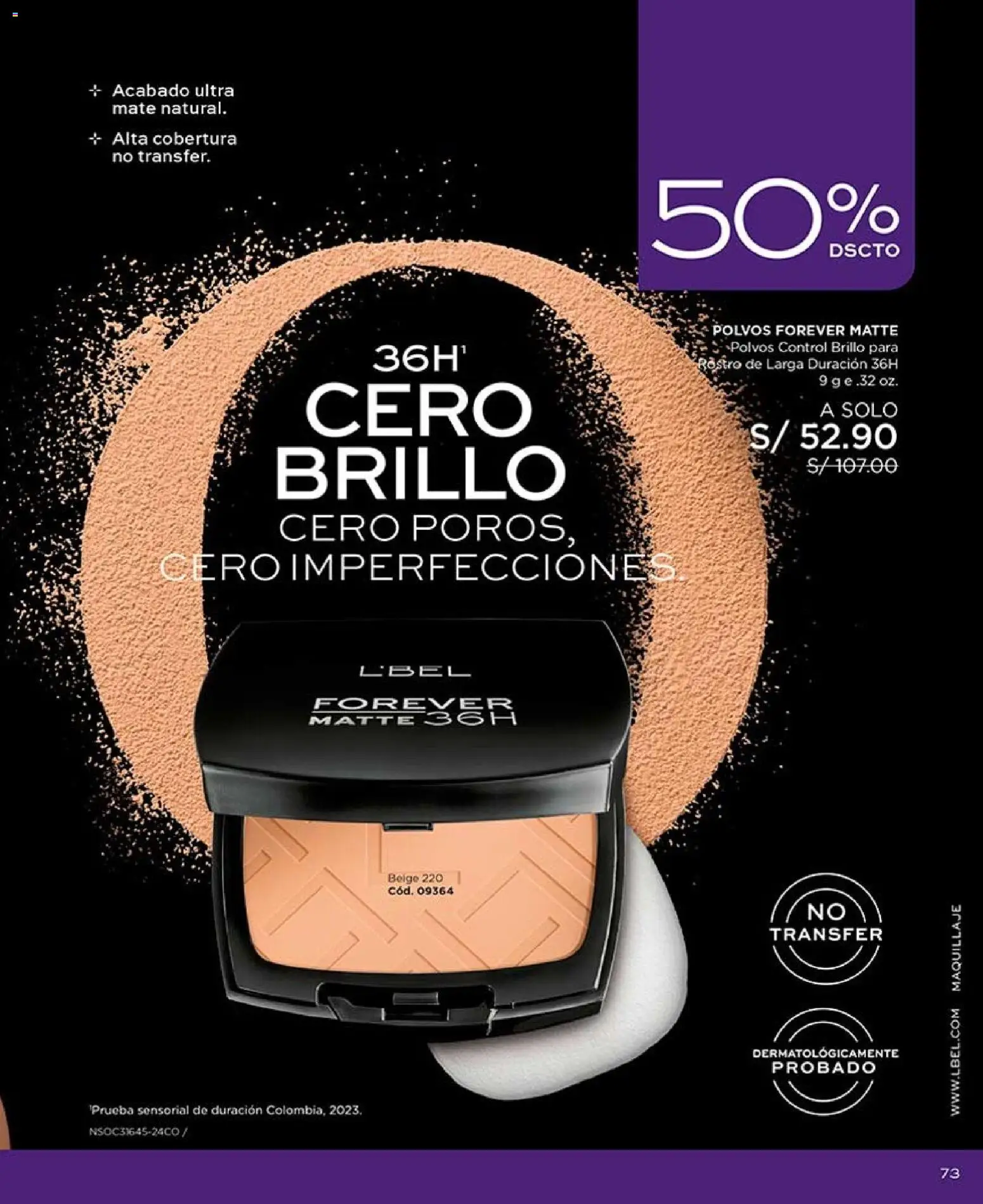 Catálogo L'Bel válido desde 22/08/2026 | Página: 73 | Productos: Maquillaje