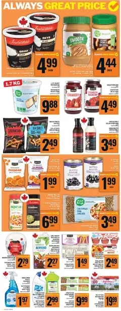 Preview of Food Basics weekly flyer - Kanata from shop Food Basics valid from 11.06.2026 | Page: 12 | Products: Rice, Salad, Butter, Cheese