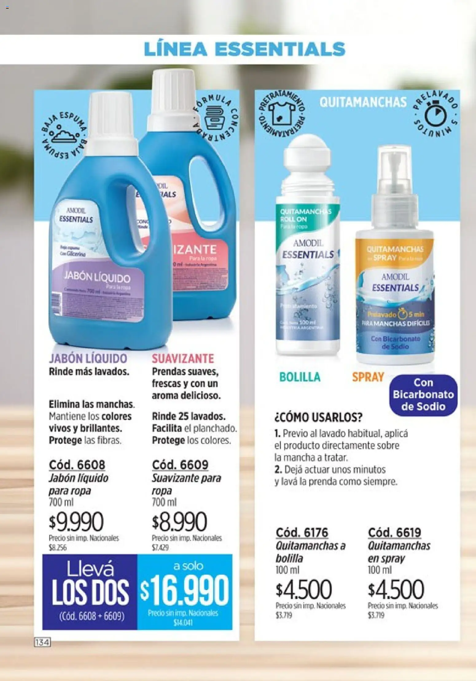 Catálogo Amodil Campaña 9 │ válido desde el 05.05.2026 | Página: 134 | Productos: Sobre, Jabón líquido, Jabón, Espuma