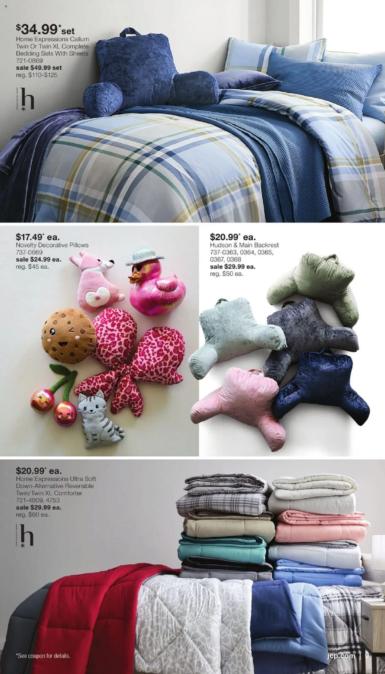 JCPenney Semi-Annual Home Sale - valid from 07/13/2026 | Page: 8 | Products: Comforter
