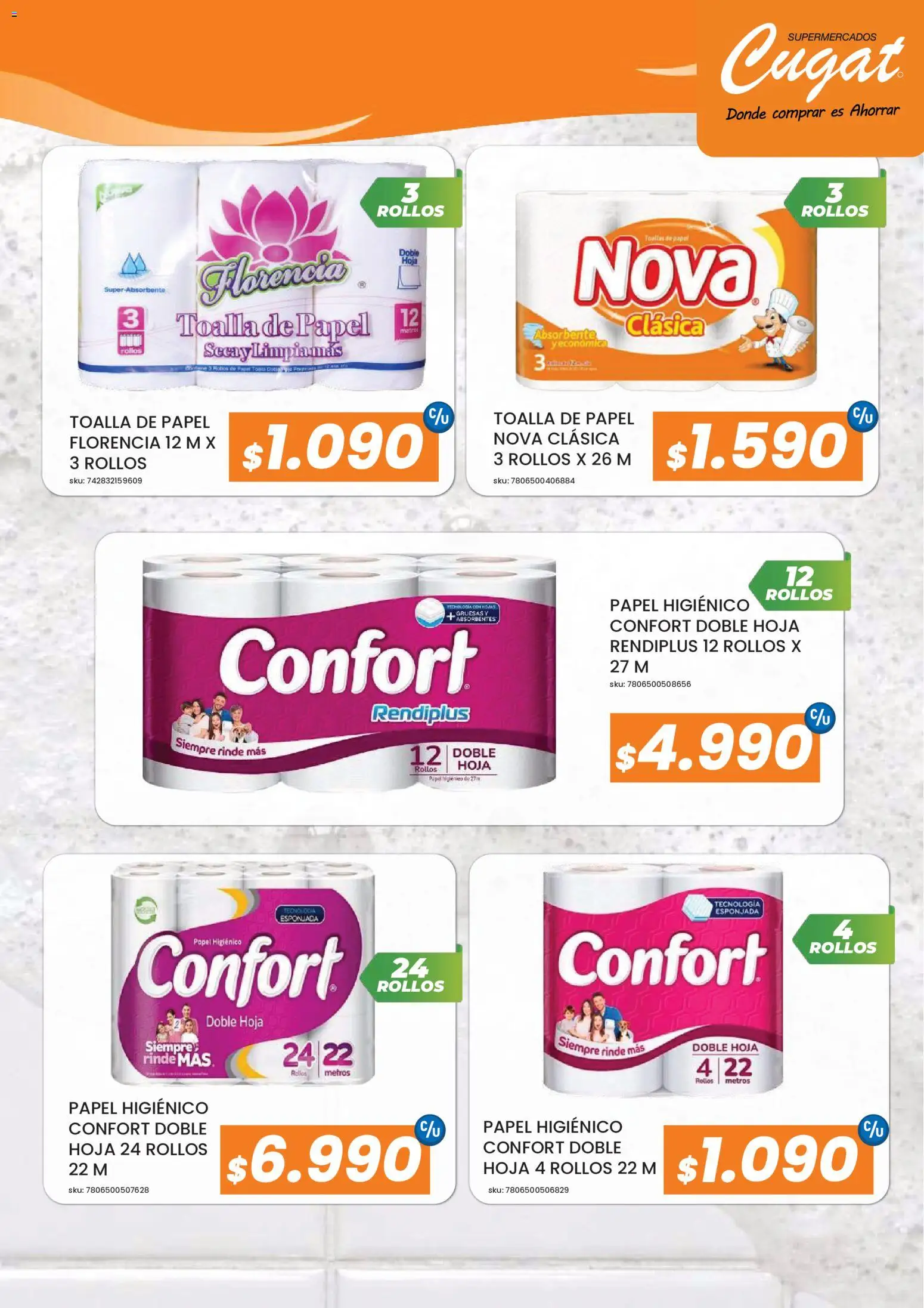 Cugat Ofertas  │ válido desde el 15.05.2026 | Página: 49 | Productos: Toalla, Papel higiénico, Toallas