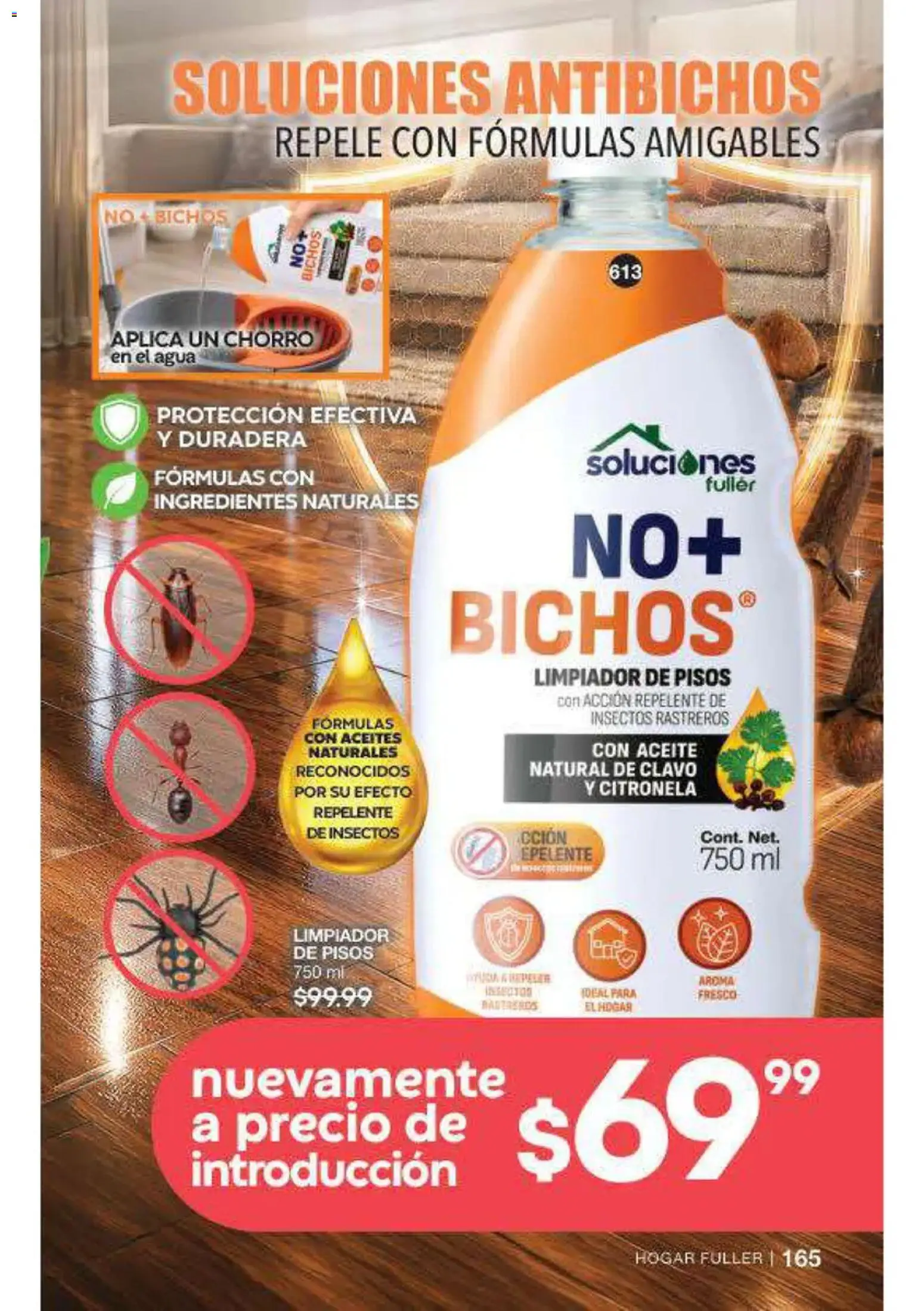 Nuevas ofertas de Fuller válidas en toda la República Mexicana desde el 16/09/2026. ¡Encuentra las mejores ofertas en Fuller campaña 12 2026! | Página: 166 | Productos: Agua, Clavo, Aceite, Repelente de insectos