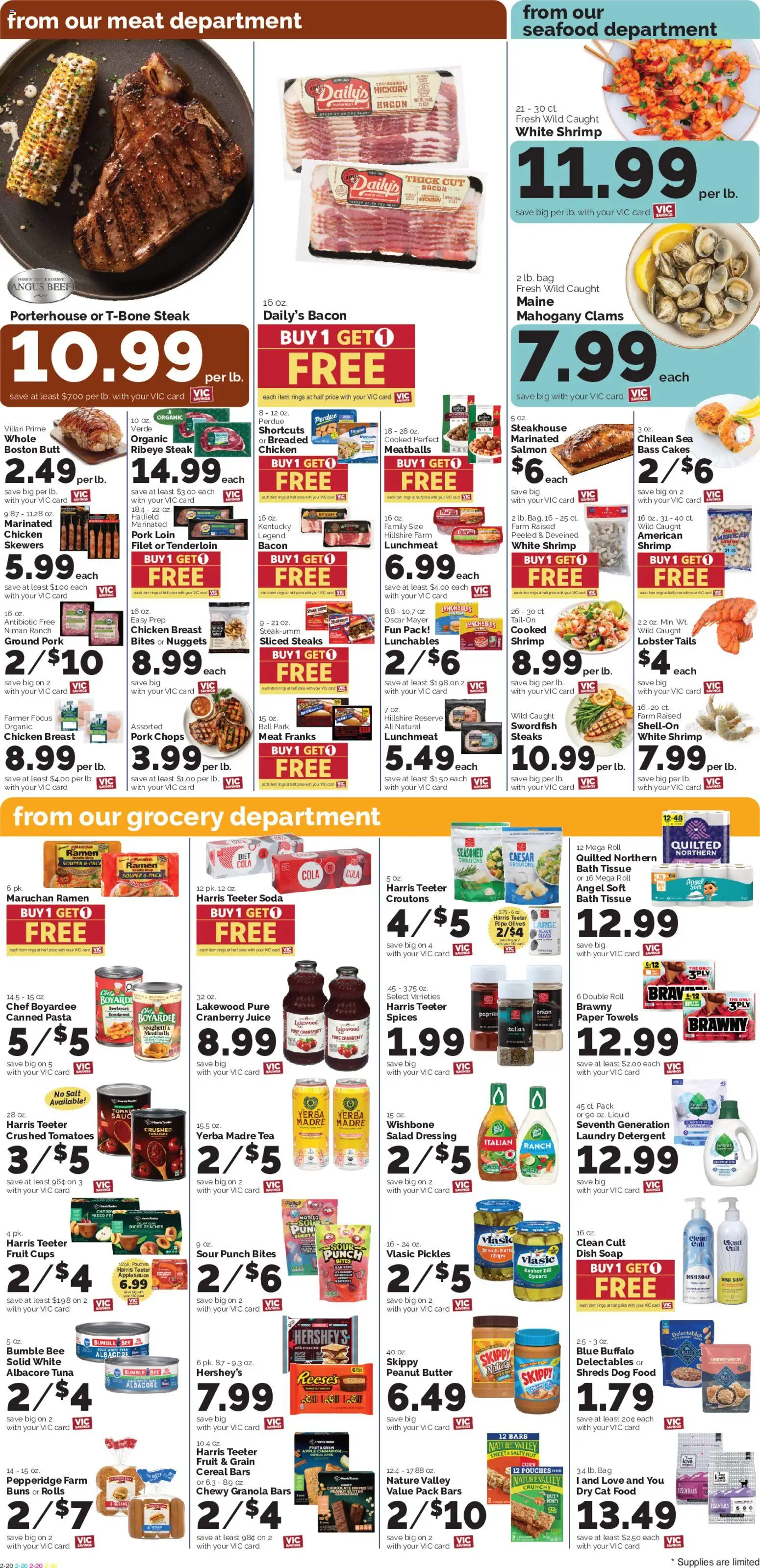 Harris Teeter Weekly Ad - valid from 08/05/2026 | Page: 9 | Products: Fish, Salad, Sauce, Onion