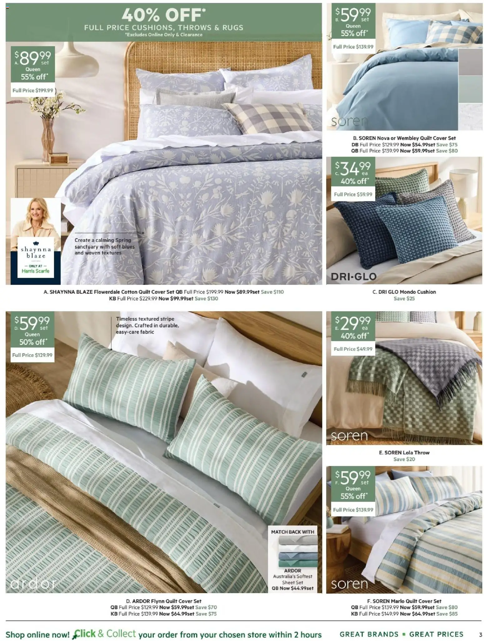Harris Scarfe catalogue - valid from 20/08/2026 | Page: 3 | Products: Cushion, Rugs