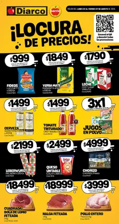 Vista previa Diarco - Especial Locura De Precios válido desde el 03/08/2026
