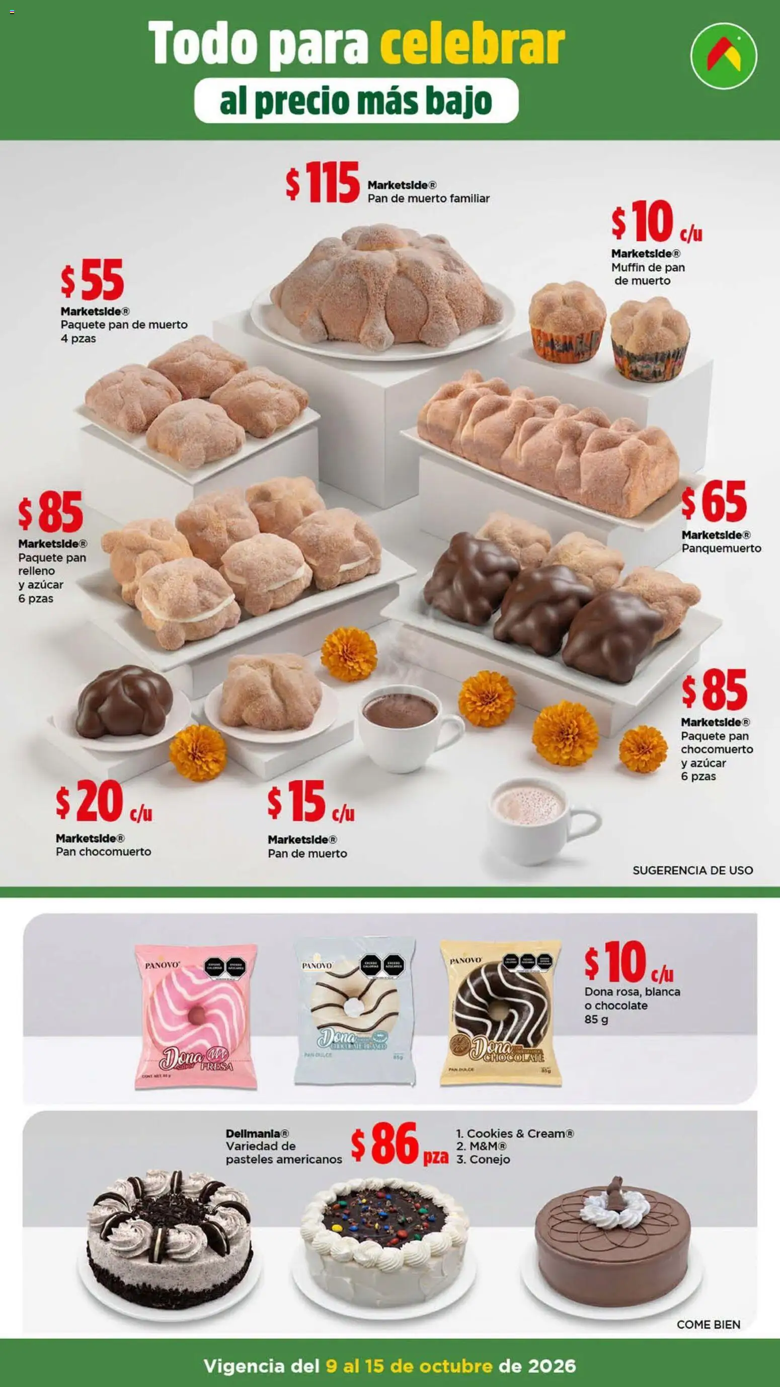 Nuevas ofertas de Bodega Aurrerá válidas en toda la República Mexicana desde el 09/10/2026. ¡Encuentra las mejores ofertas en Bodega Aurrerá folleto Prepara tostadas de tinga para tu familia! | Página: 3