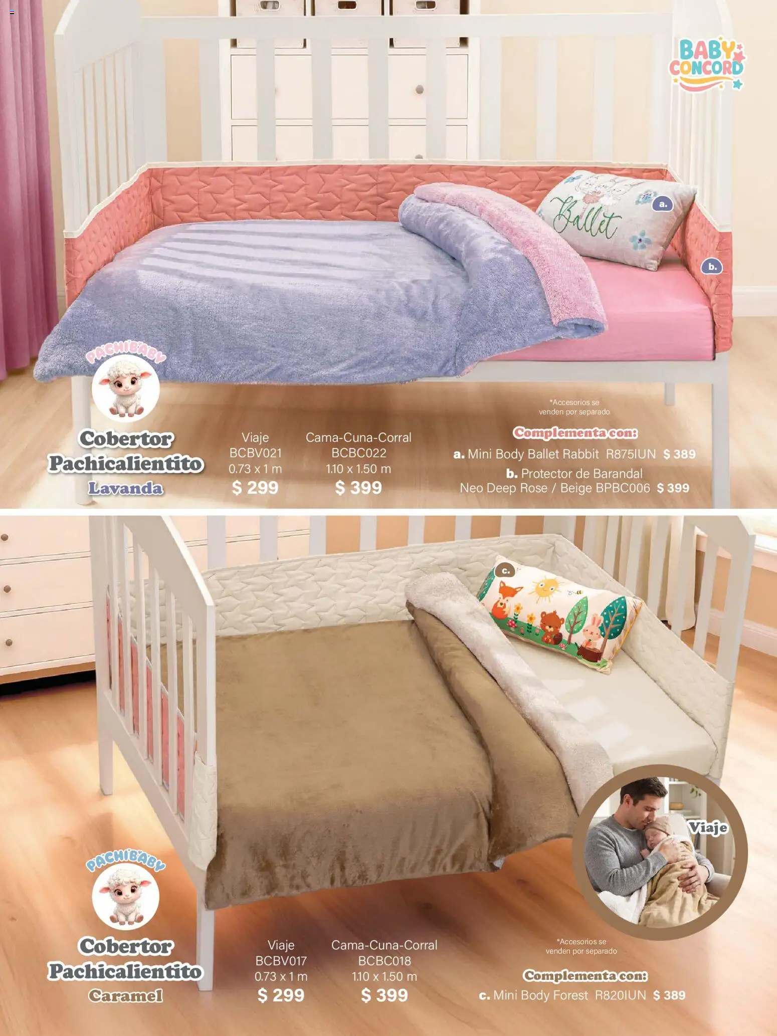 Nuevas ofertas de Colchas Concord válidas en toda la República Mexicana desde el 01/02/2026. ¡Encuentra las mejores ofertas en Colchas Concord catálogo Baby! | Página: 34 | Productos: Cobertor, Body
