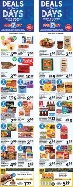 Preview of Food City weekly ads valid from 06/24/2026