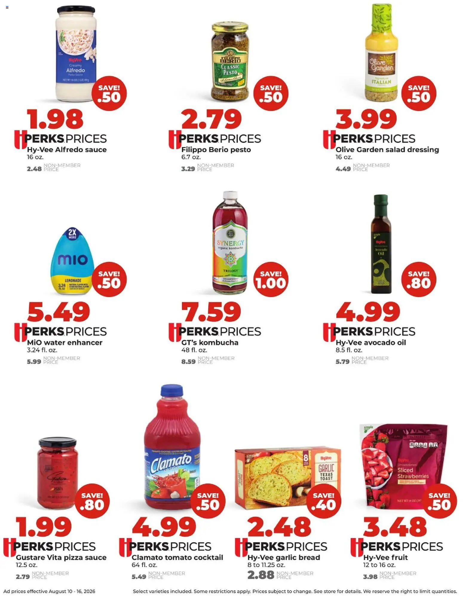 HyVee Weekly Ad - valid from 08/10/2026 | Page: 7 | Products: Oil, Bread, Salad, Lemonade