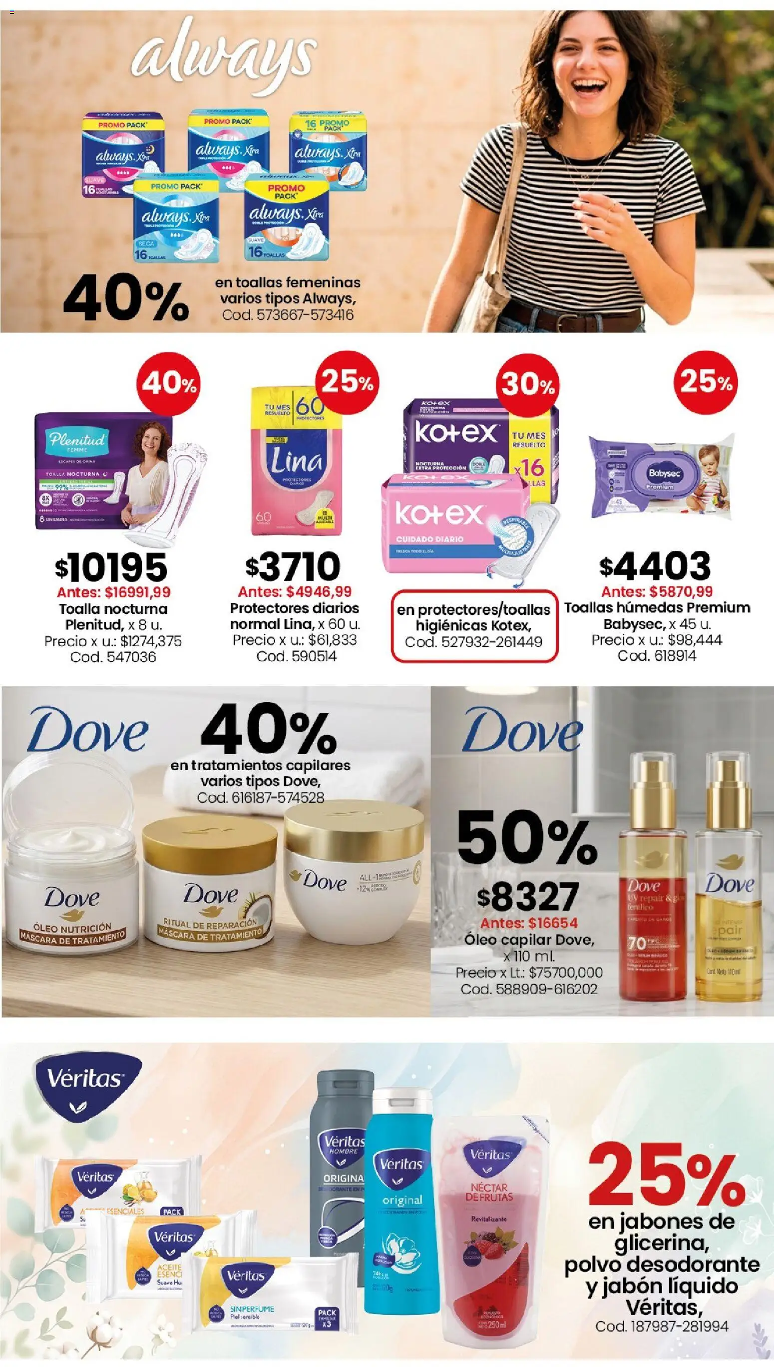 Coto - Perfumería y limpieza │ válido desde el 08.06.2026 | Página: 6 | Productos: Toallas, Aceite, Máscara, Jabón